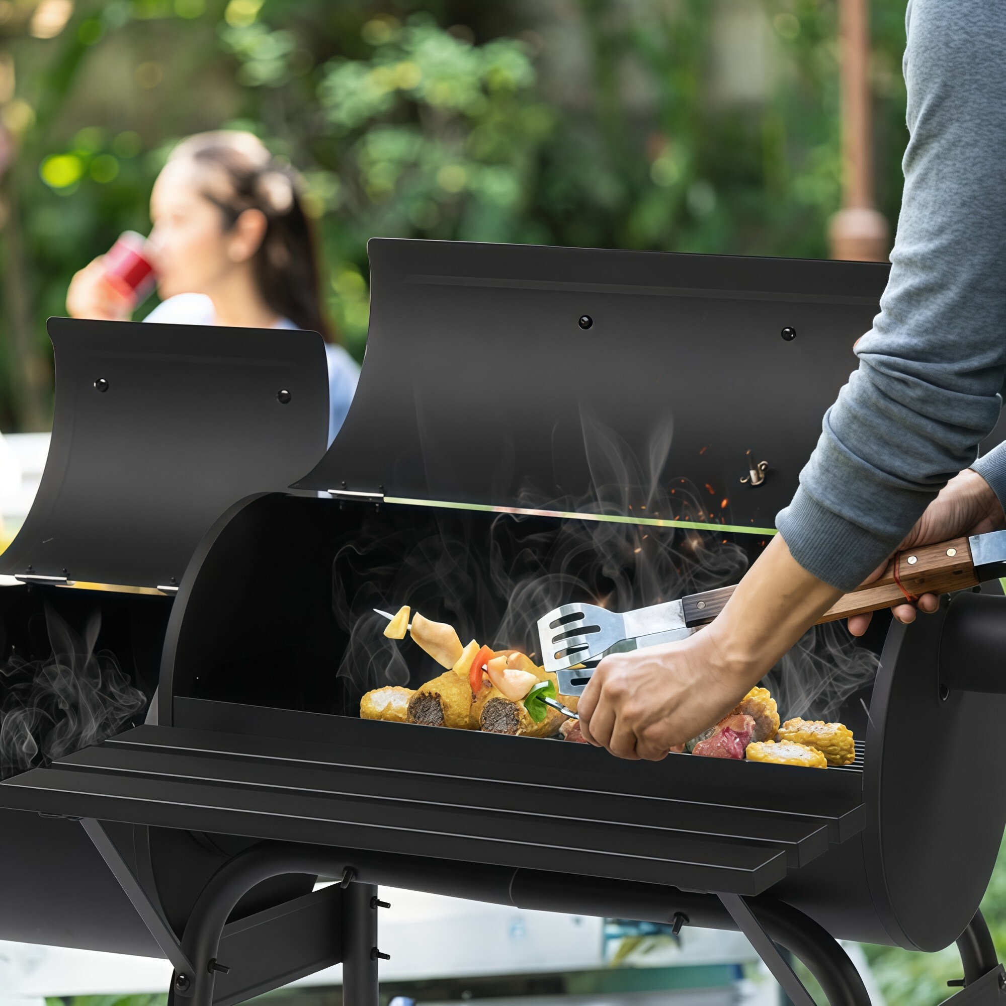 Numhew NHDREW37650 Charcoal-Grills - View #6