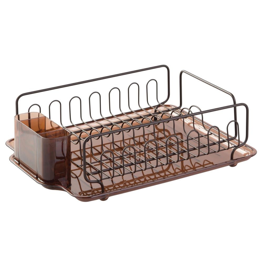 InterDesign Forma Kitchen Dish Drainer Rack With Tray for Drying