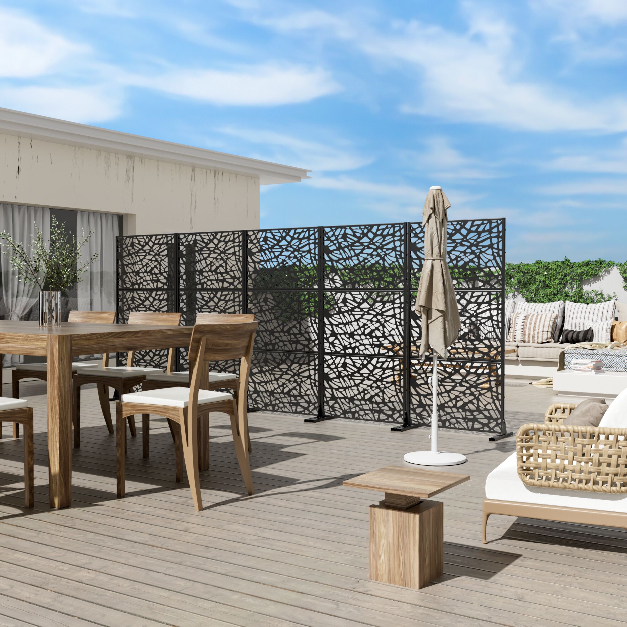 Wooakway LS0609-604A102 Outdoor-Privacy-Screen - View #5