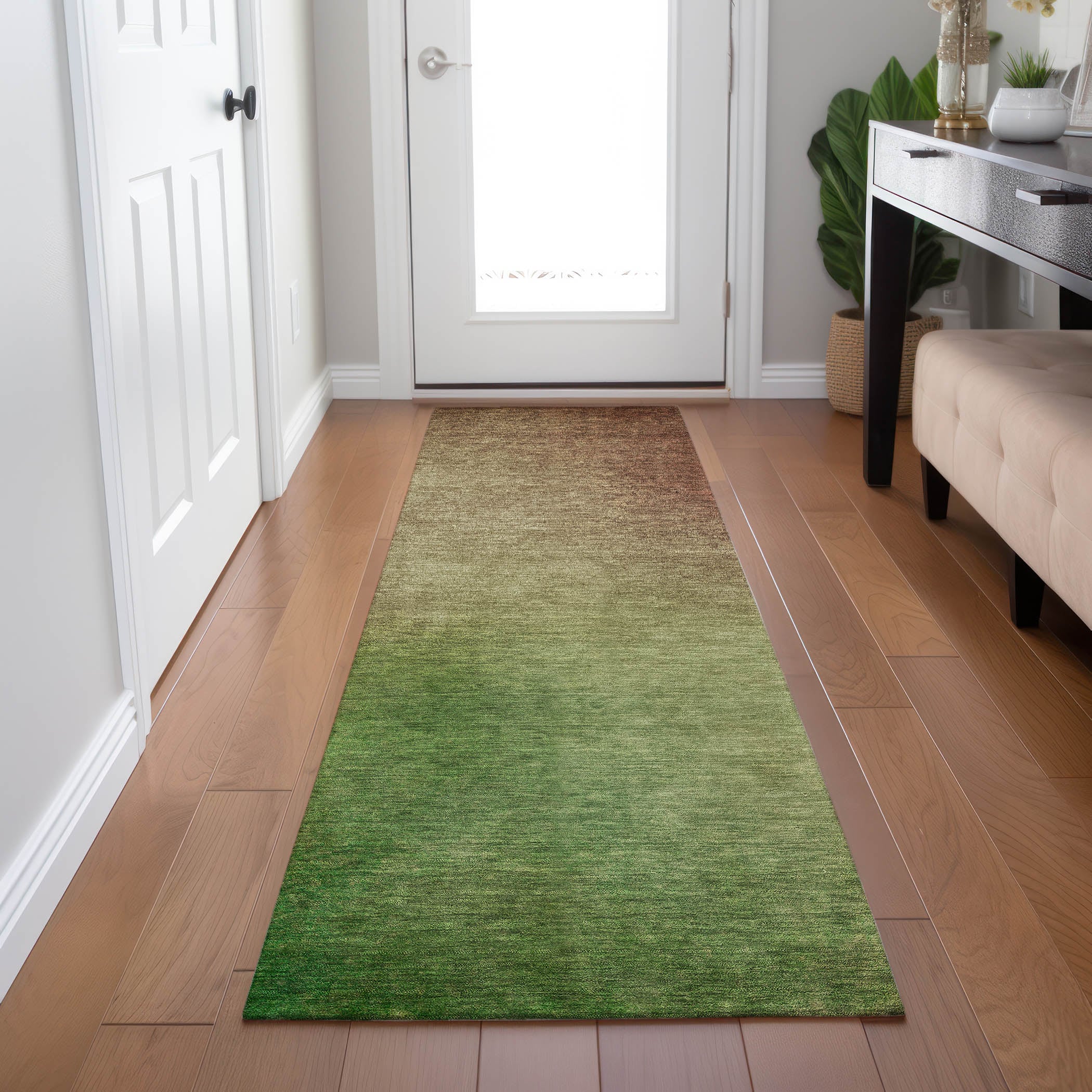 Addison Rugs ACN583BL2X8 Chantille ACN583BL 2 x 7 (ft) Polyester Blush Rectangular Indoor/Outdoor Geometric Moroccan Machine washable Runner rug