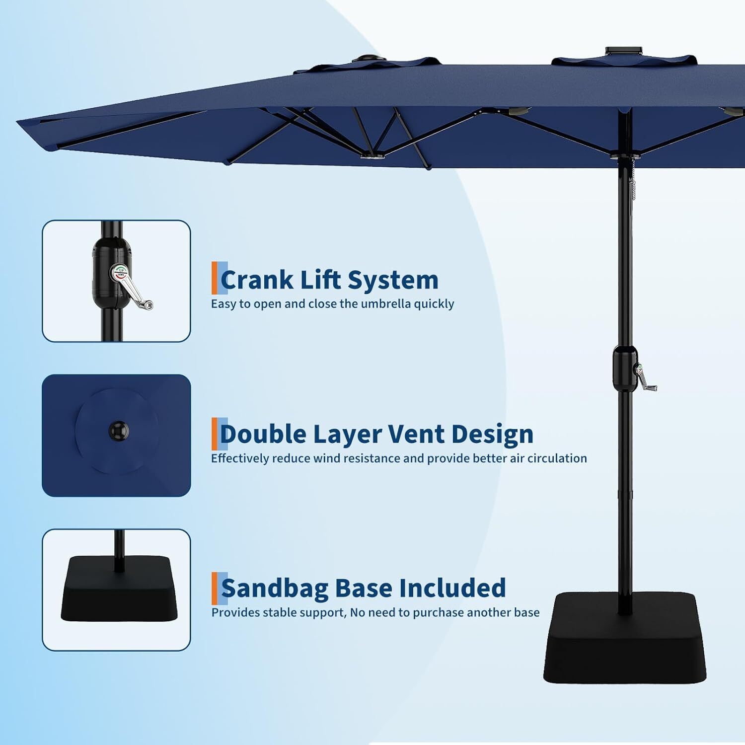 Qeetex LSHQQPPG-3349DNTY Umbrellas-2 - View #3