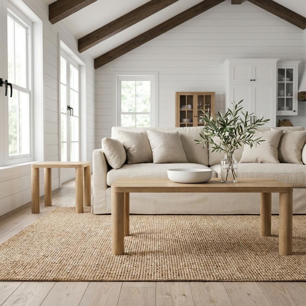 FurniFact BO4035184WHT Accent-Table-Sets - View #2