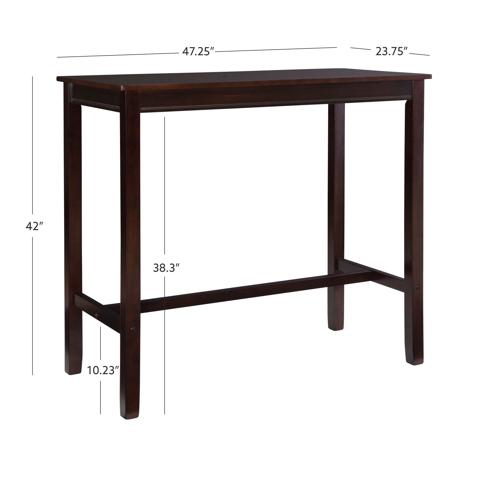 Linon BPT101WAL01U Dining-Tables - View #7