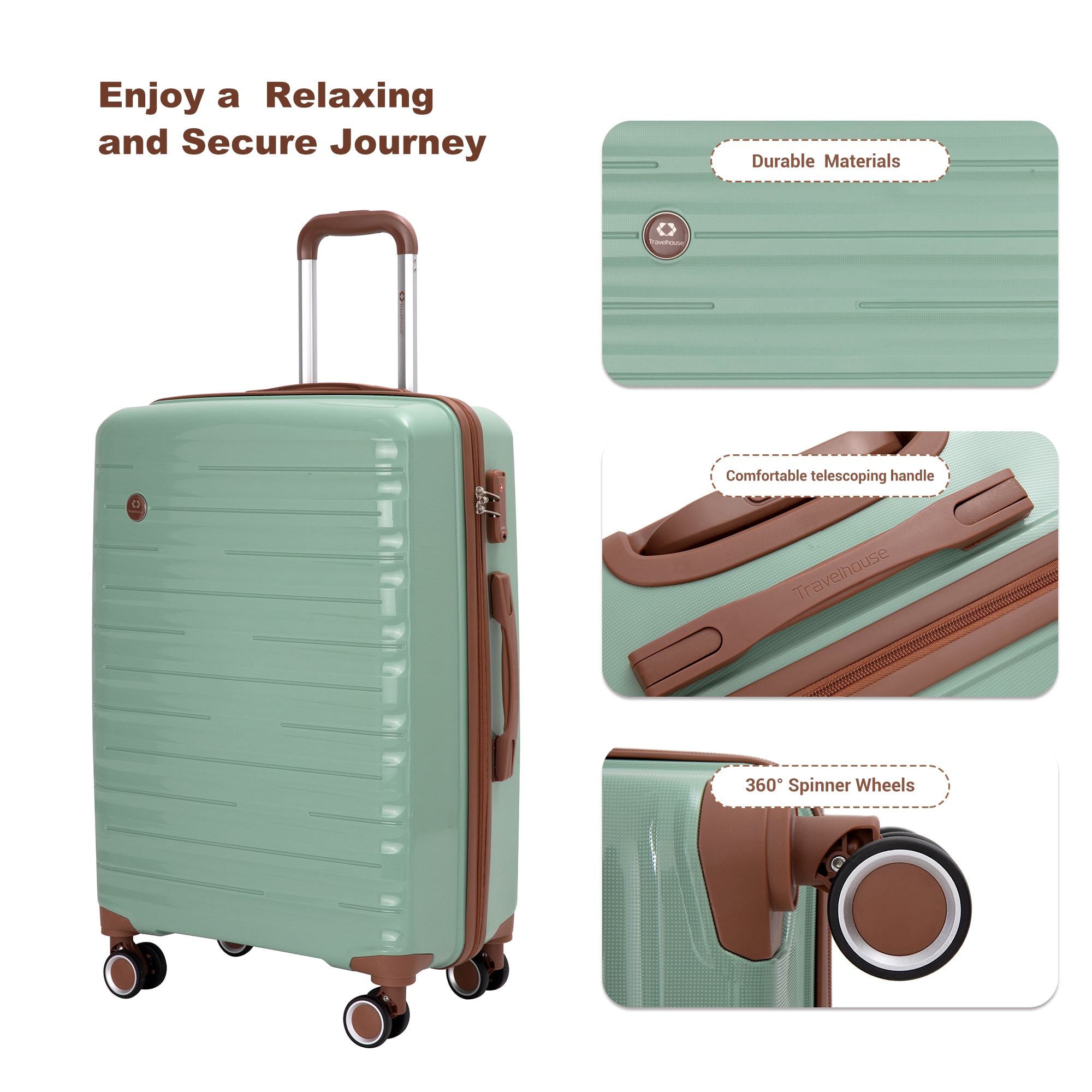 SINOFURN SYD9400001GN Luggage-And-Luggage-Sets - View #2