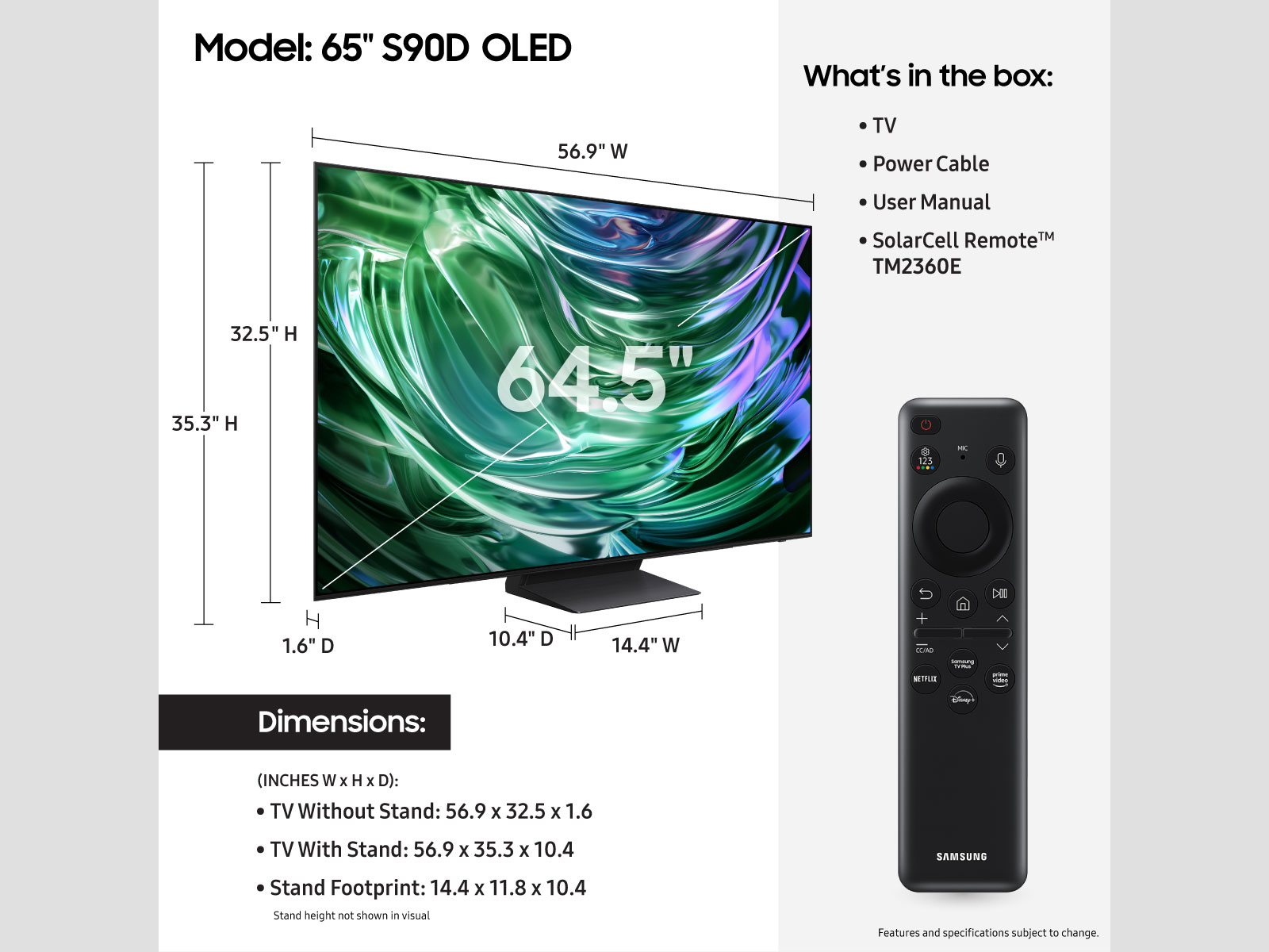 Samsung QN65S90DAFXZA tvs - View #5