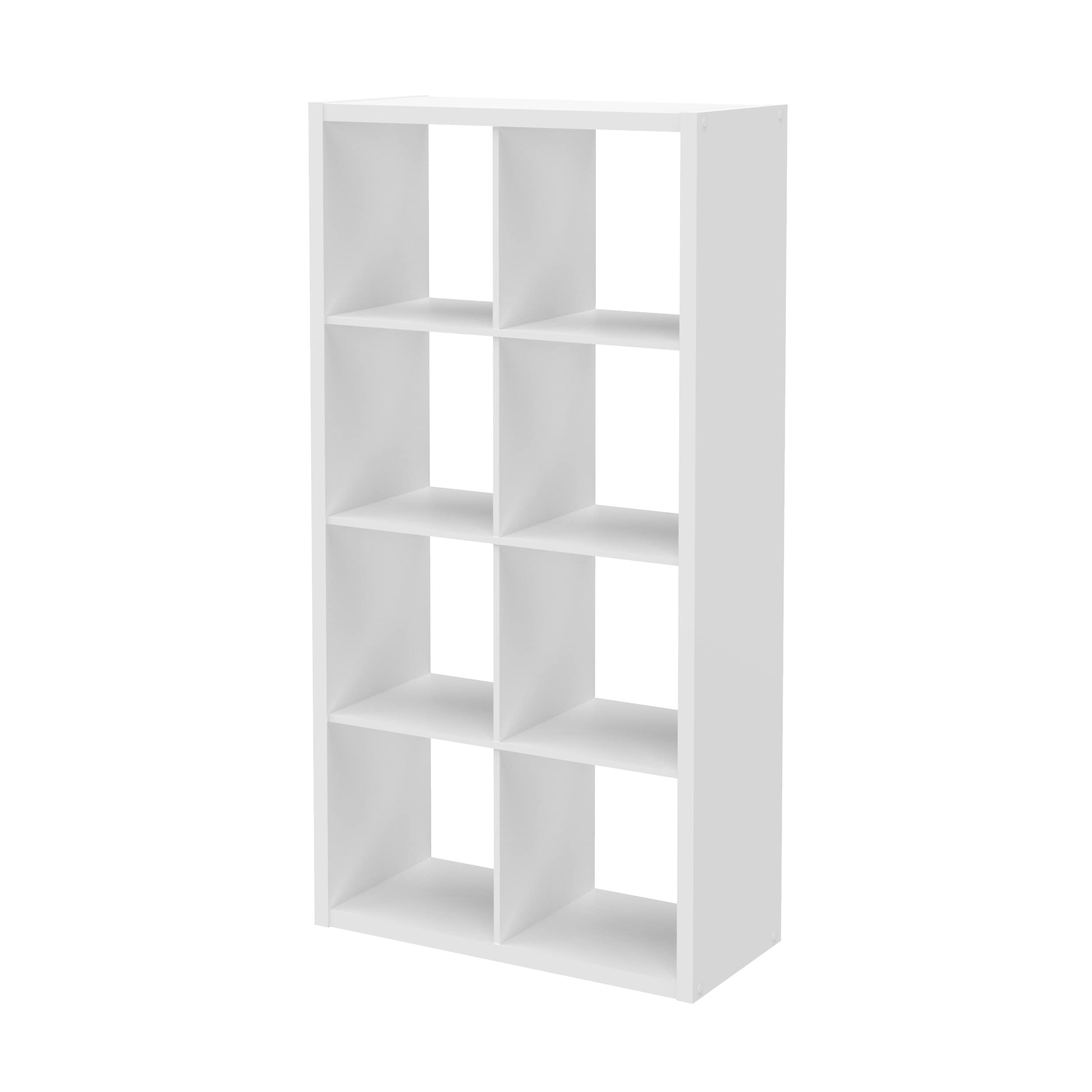 8 Cube Open Storage Organizer Shelves Bookcase Easy Assembly Multiple Colors New 