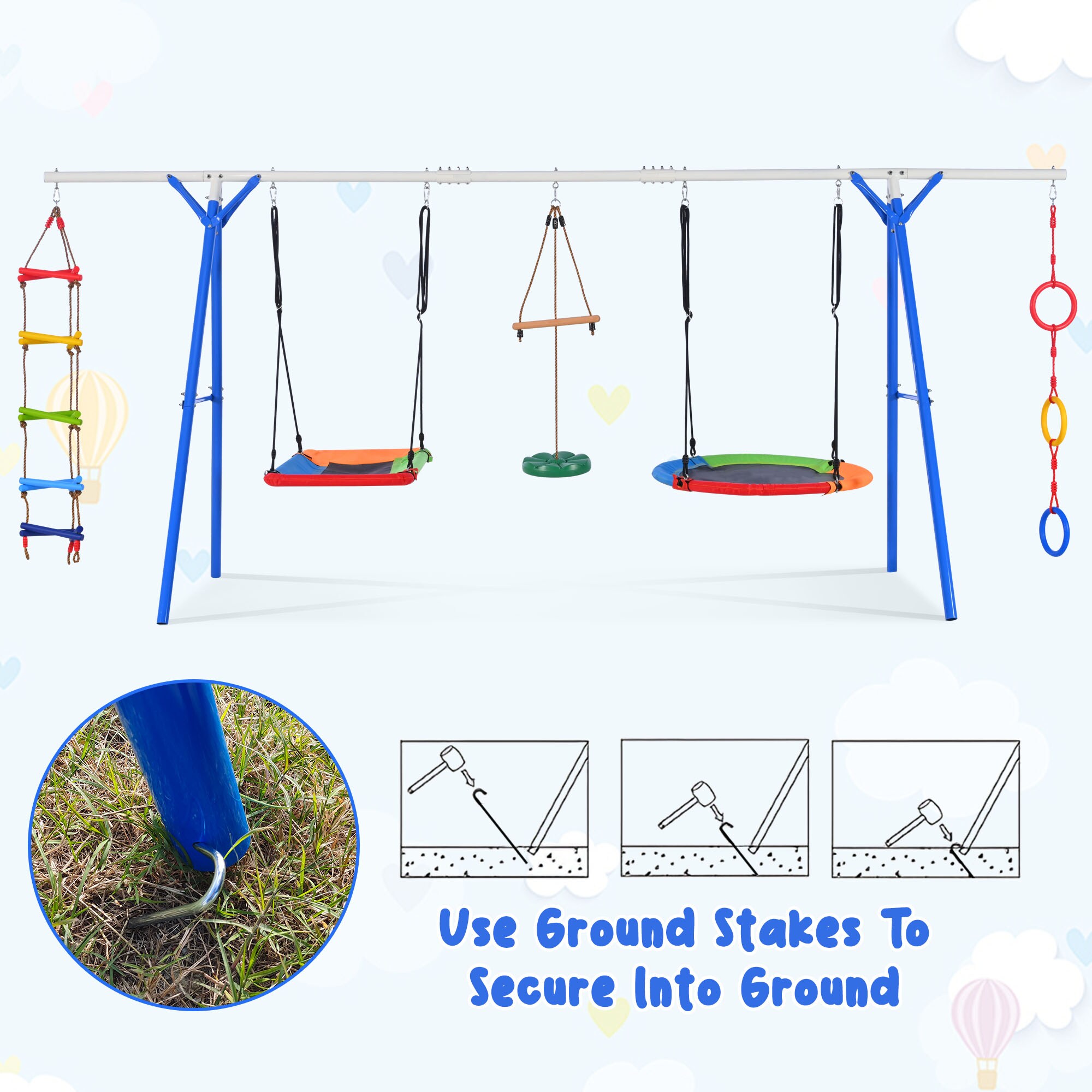Siavonce XH46AAC Playset-Swings - View #6