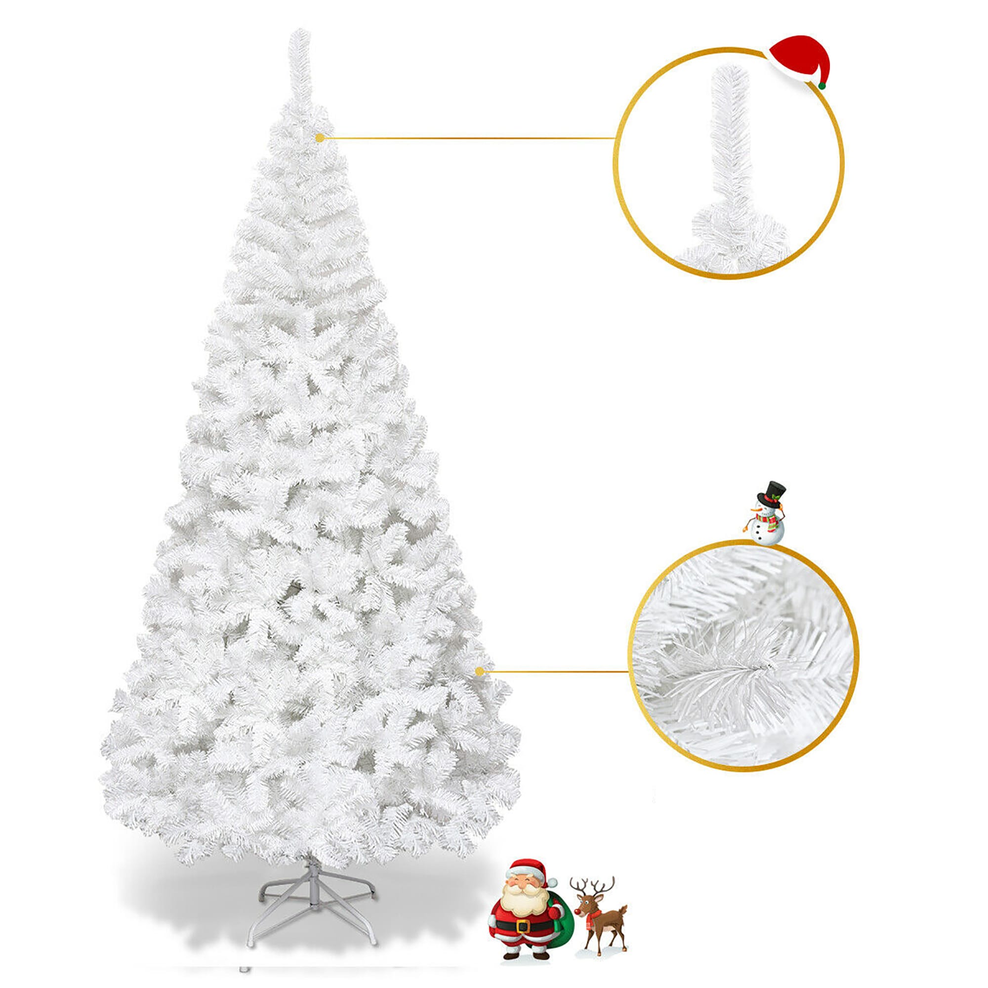 Costway CM19736NEW Artificial-Christmas-Trees - View #2