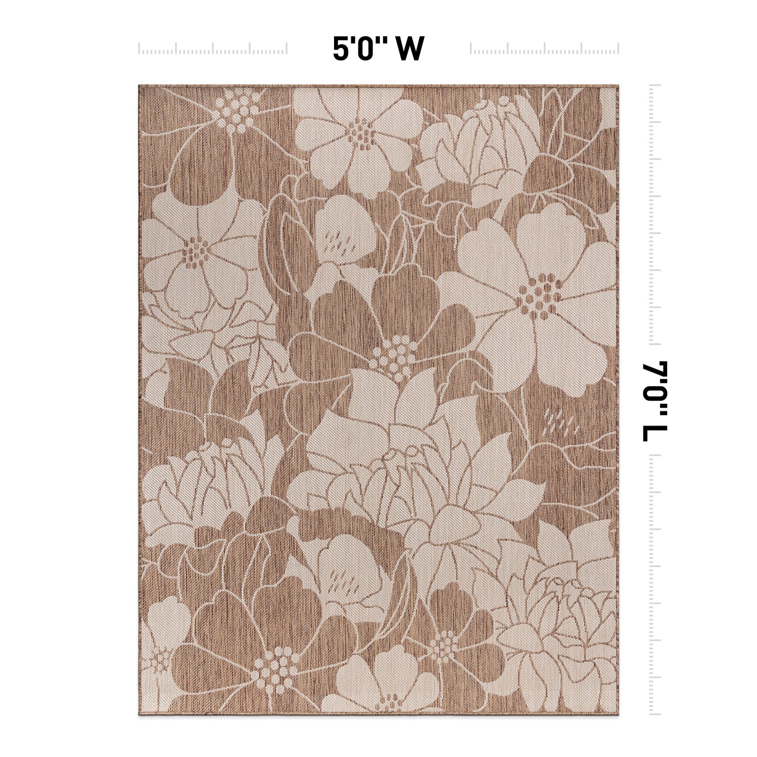 World Rug Gallery 115BROWN5X7 rugs - View #3
