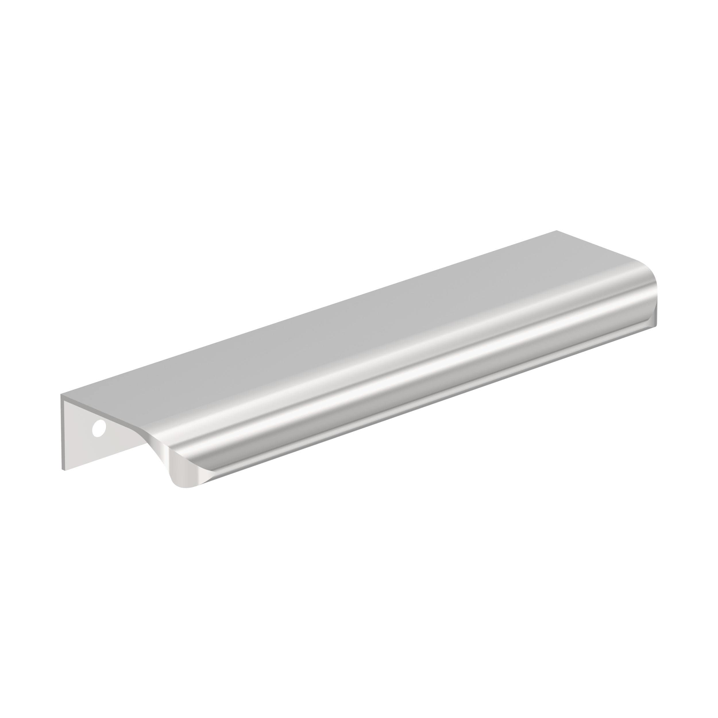 Amerock 10VMP3720426 Streamline Tab 5-1/4-in , 132mm Center to Center Polished Chrome Rectangular Edge 10 -Pack