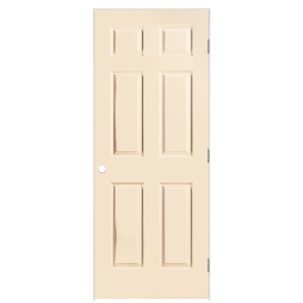 Masonite Traditional 32-in x 80-in 6-panel Solid Core Molded Composite Slab  Door in the Slab Doors department at