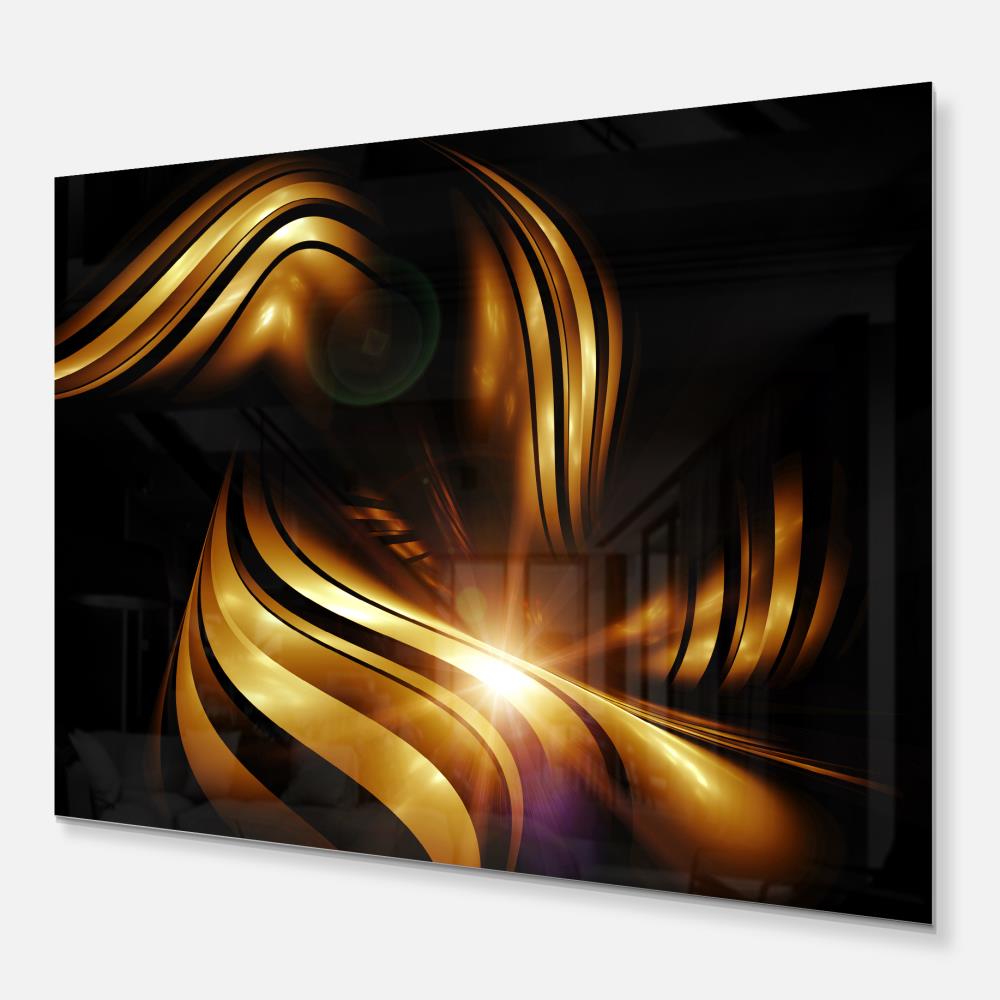 Designart 30-in H x 40-in W Abstract Metal Print at Lowes.com