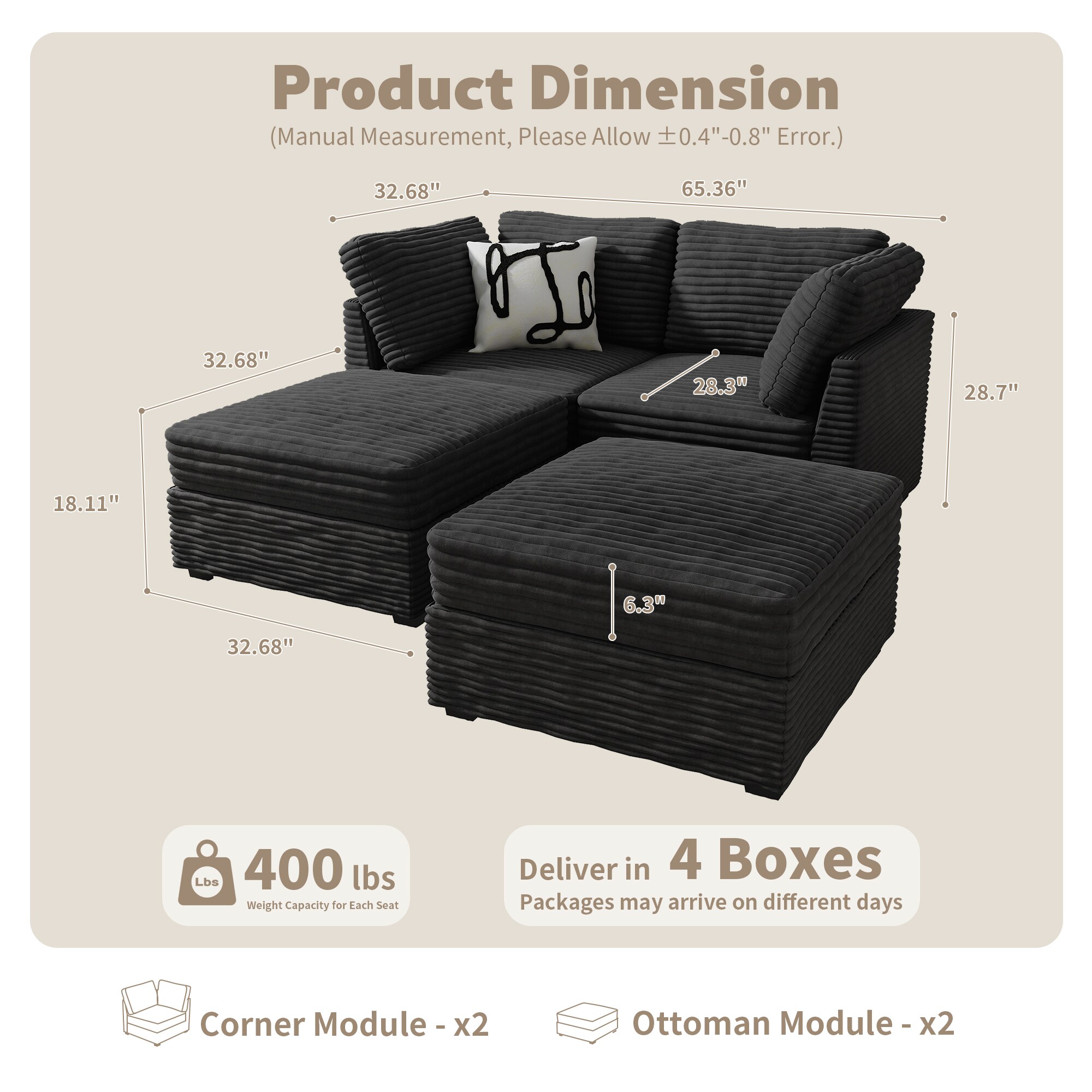 ALTRIGUS 6L-YOYO430-42-AL Sofas-Loveseats - View #3