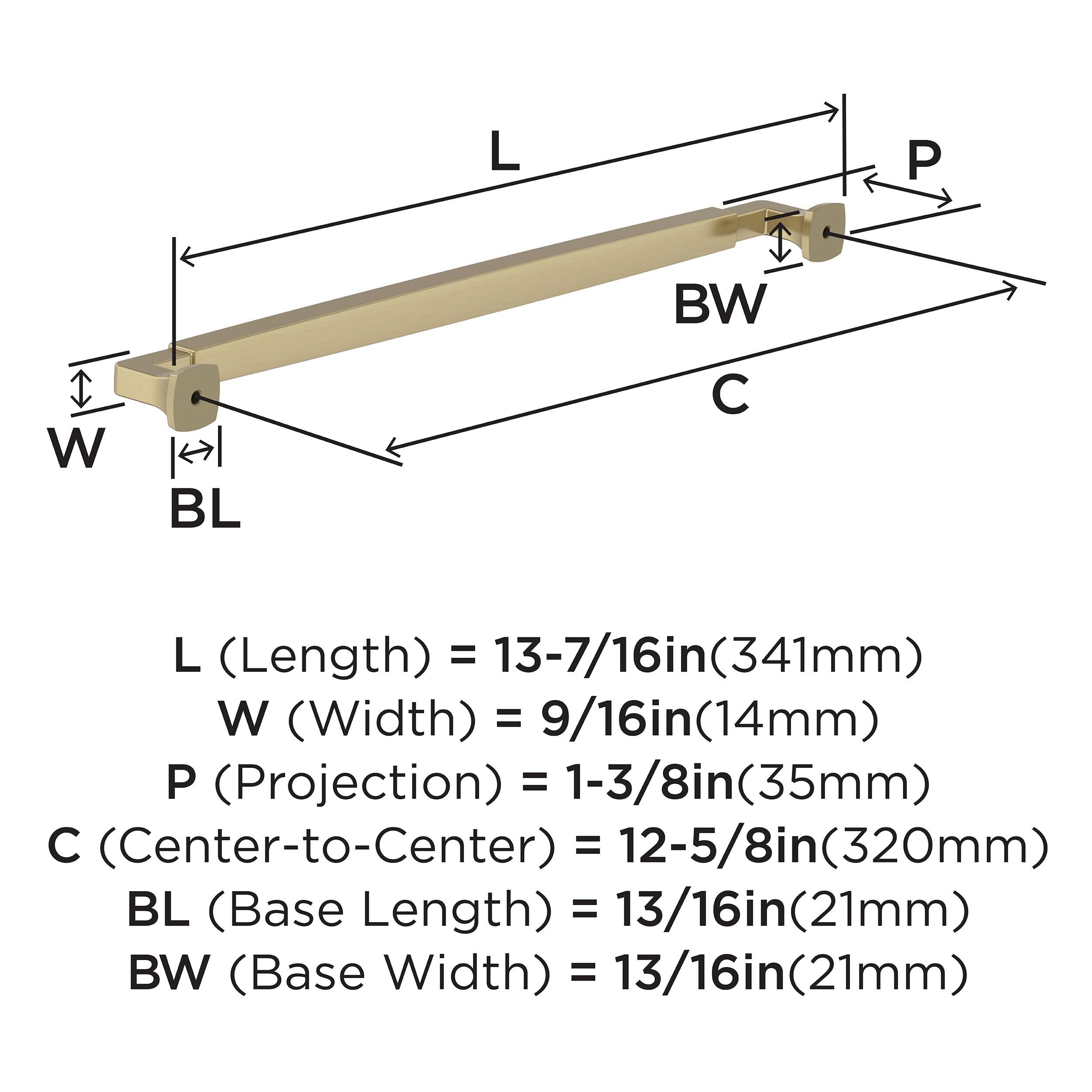 Amerock BP37401BBZ Cabinet-Pulls - View #5