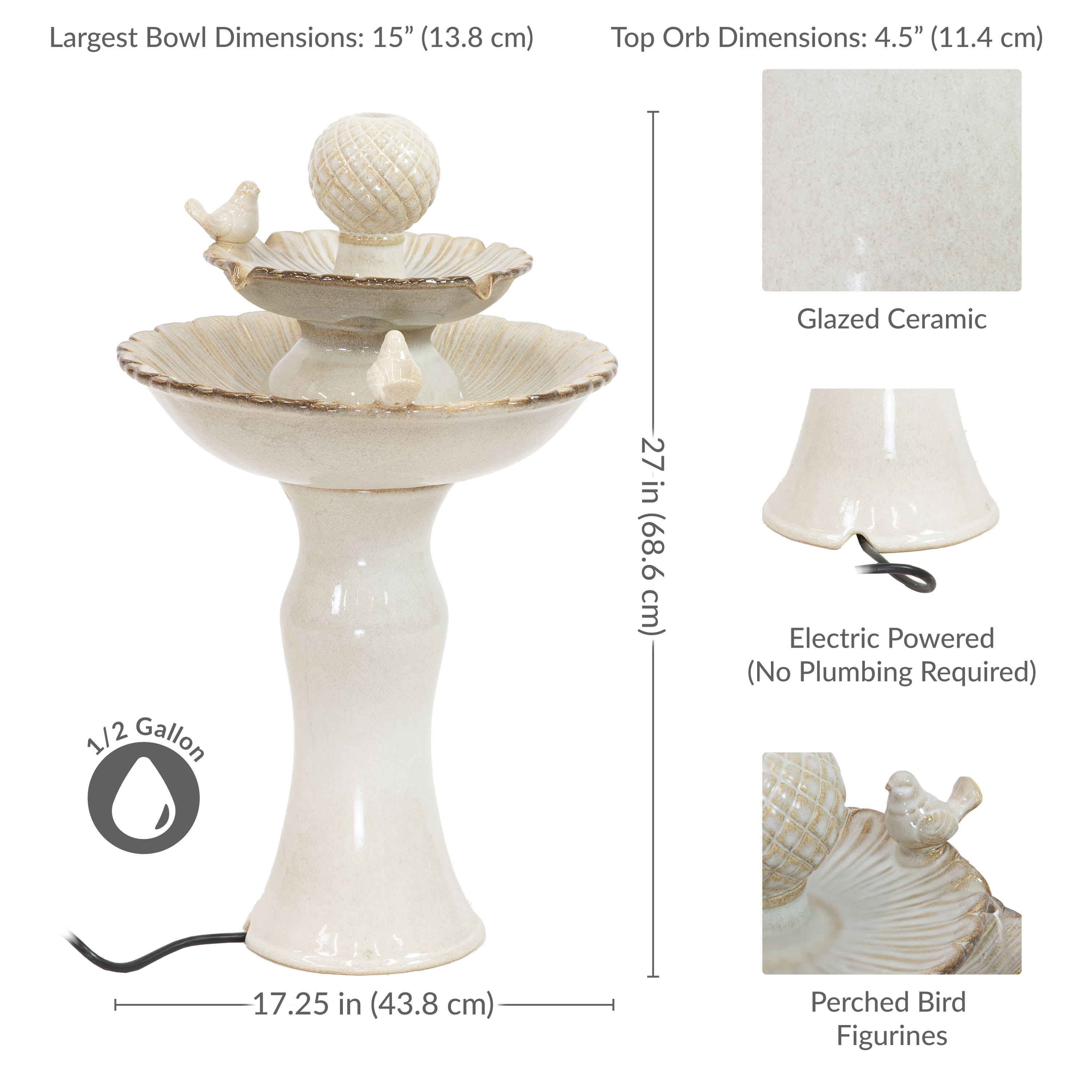 Sunnydaze Decor SSS-0831 fountains - View #5