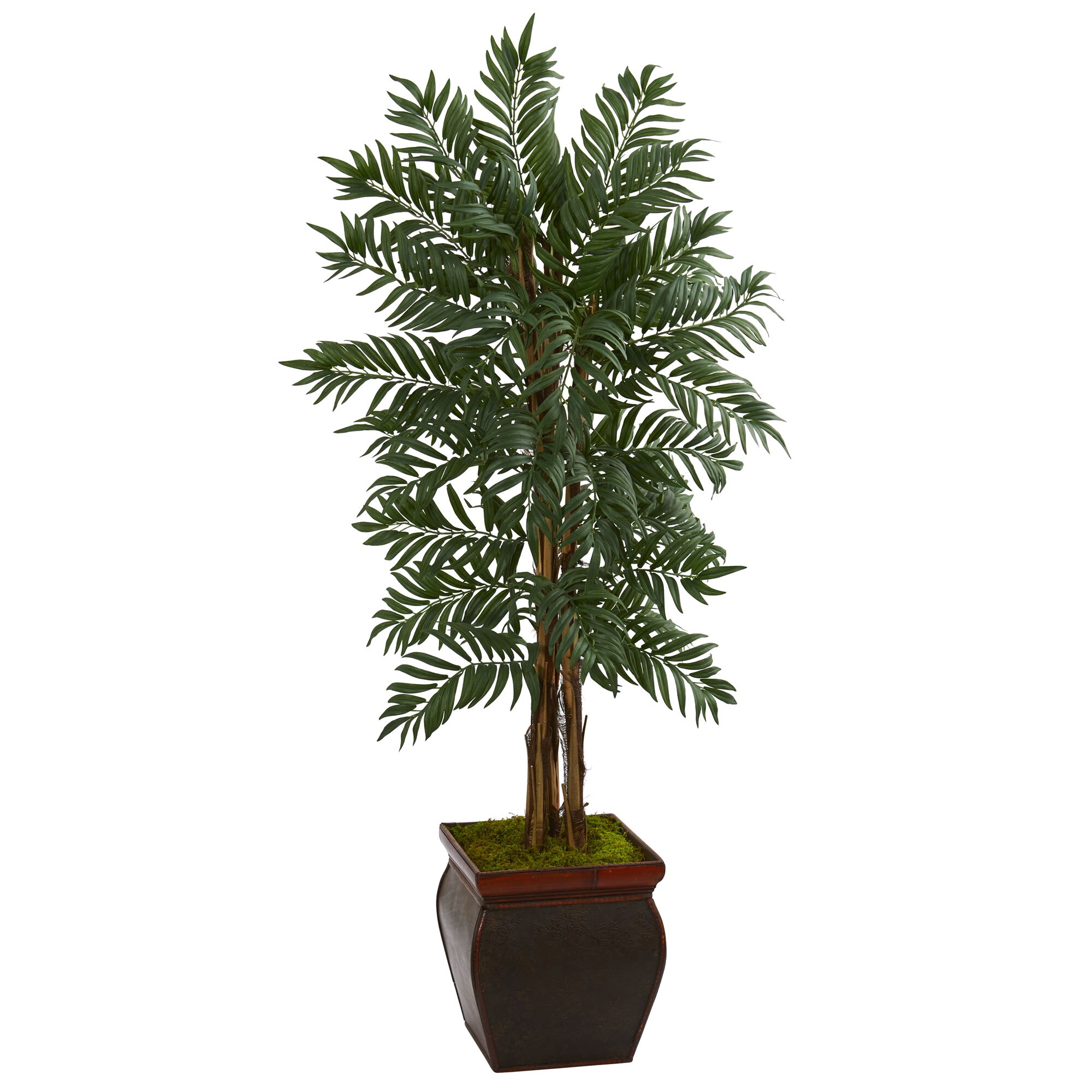 Nearly Natural 5728 60-in Green Indoor Palm Artificial Tree