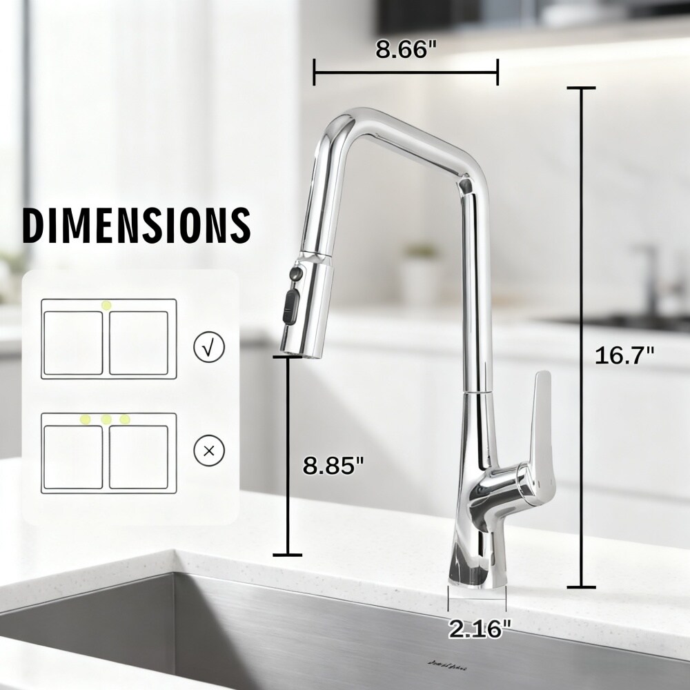 DYHOME W1217P359827-CE Kitchen-Faucets - View #6