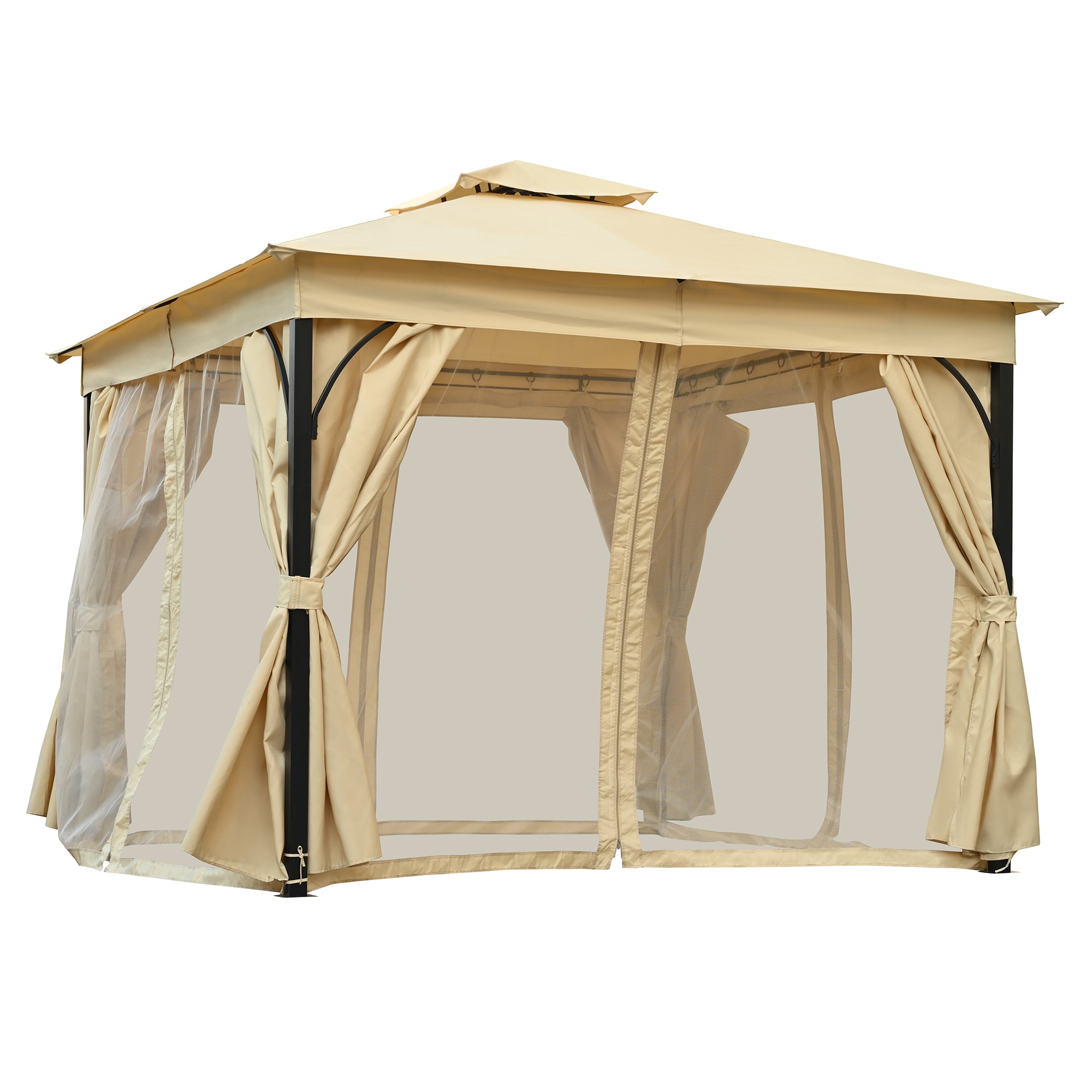 ModernLuxe L-N715P261160A Wood-Resin-Gazebos - View #11