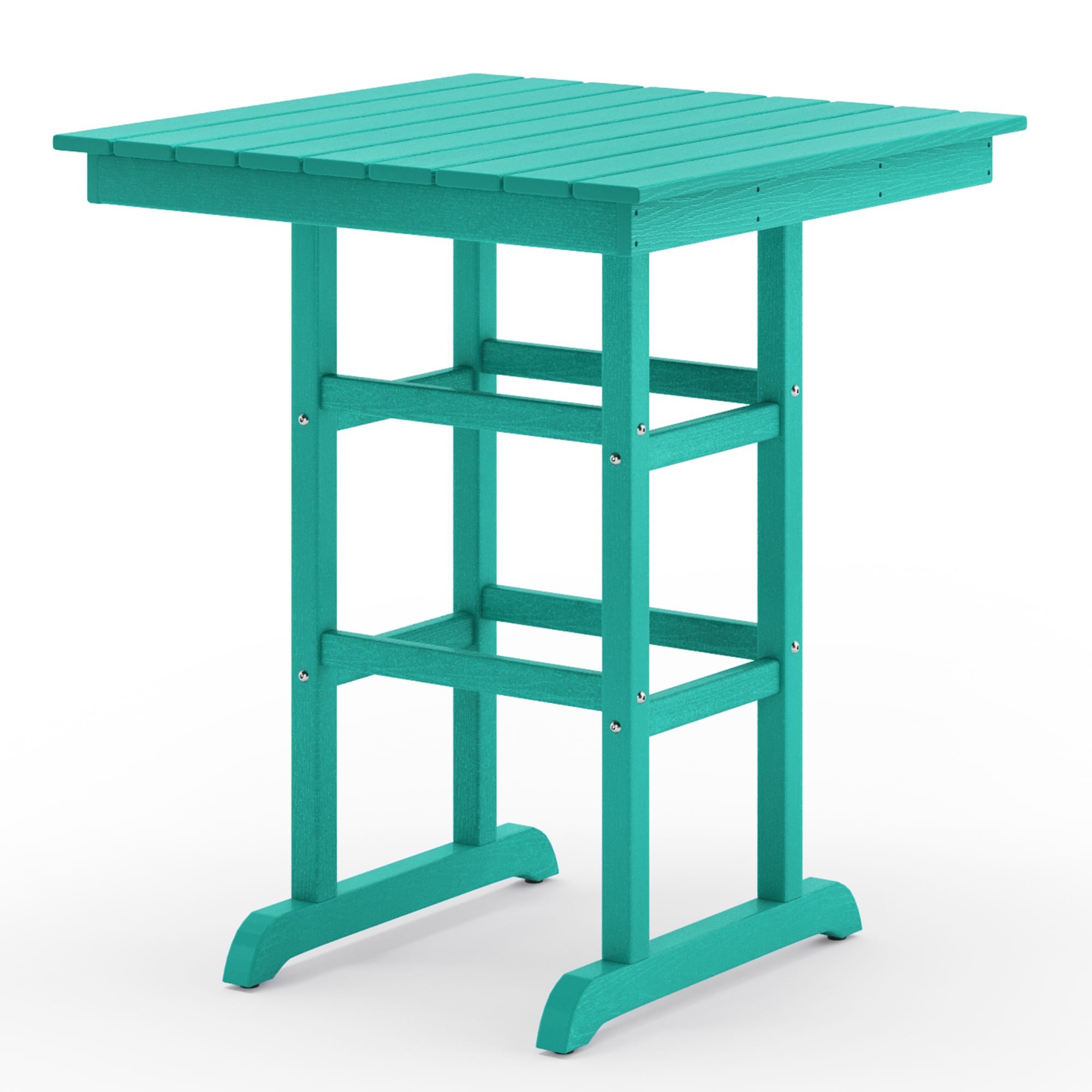 LUE BONA LB23DT0003-300LS Square Outdoor Bar height Table 31.3-in W x 31.3-in L
