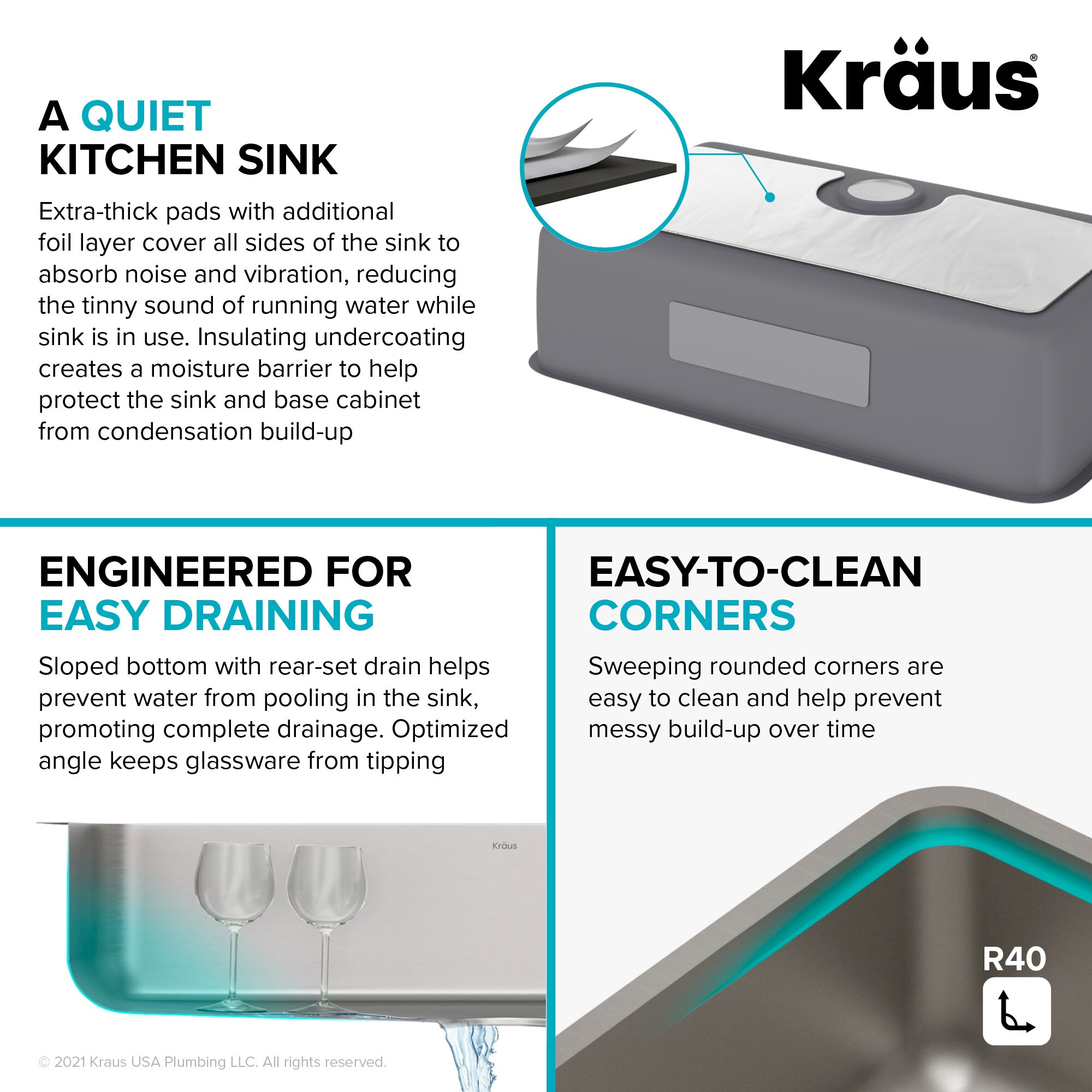 Kraus KA1US33B Kitchen-Sinks - View #8