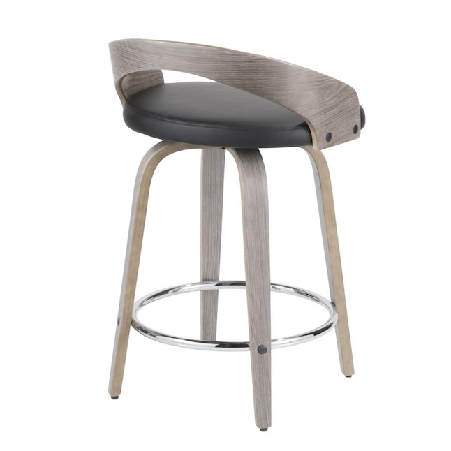 Bar Height Upholstered Swivel Stool, Grotto Counter Stools With Swivels