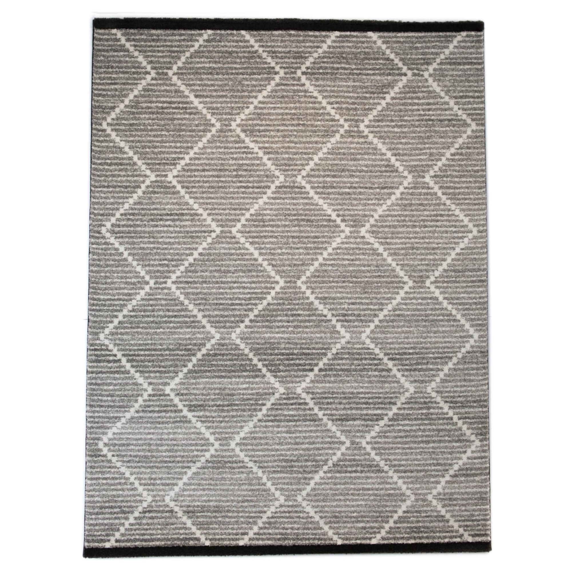 Balta Oscar 5 X 7 (ft) Grey Indoor Geometric Bohemian/Eclectic Area Rug ...