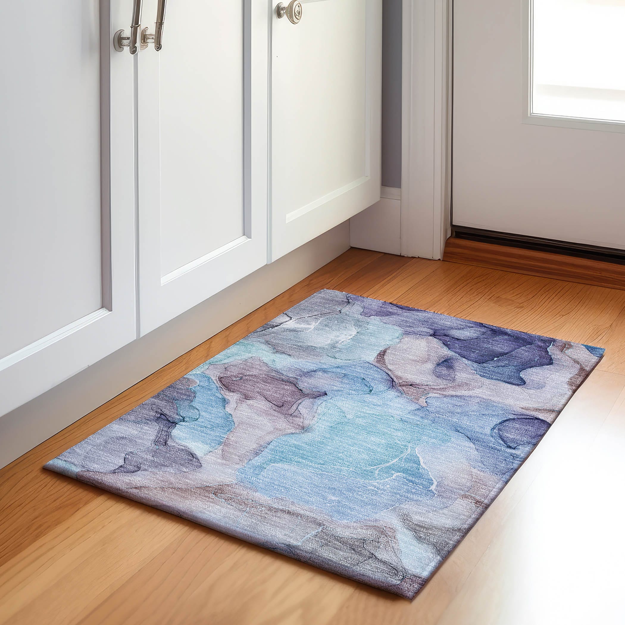 Addison Rugs AMF551SM8X10 Mayfield AMF551SM 8 x 10 (ft) Loomed Polyester Salmon Rectangular Indoor Geometric Machine washable Area rug