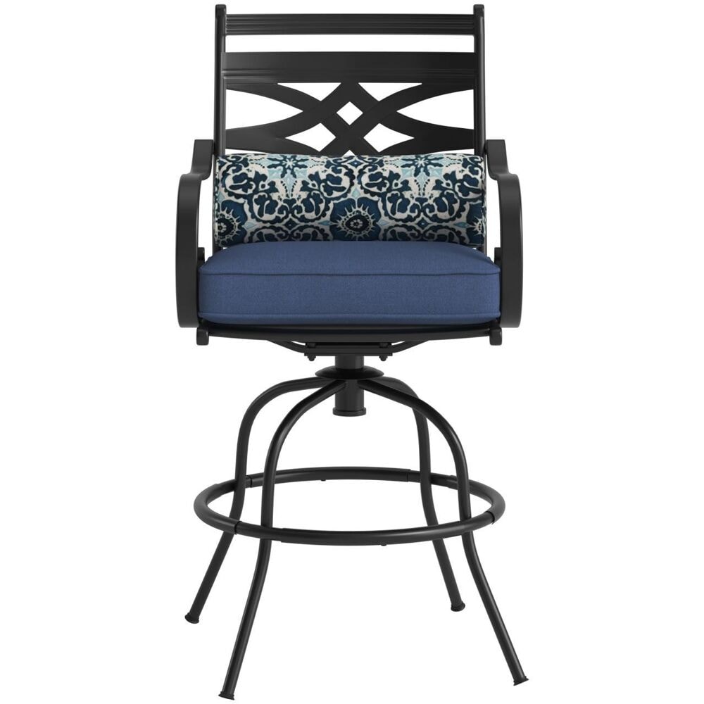 Hanover MCLRDN9PCBRSW8-NVY Patio-Dining-Sets - View #11