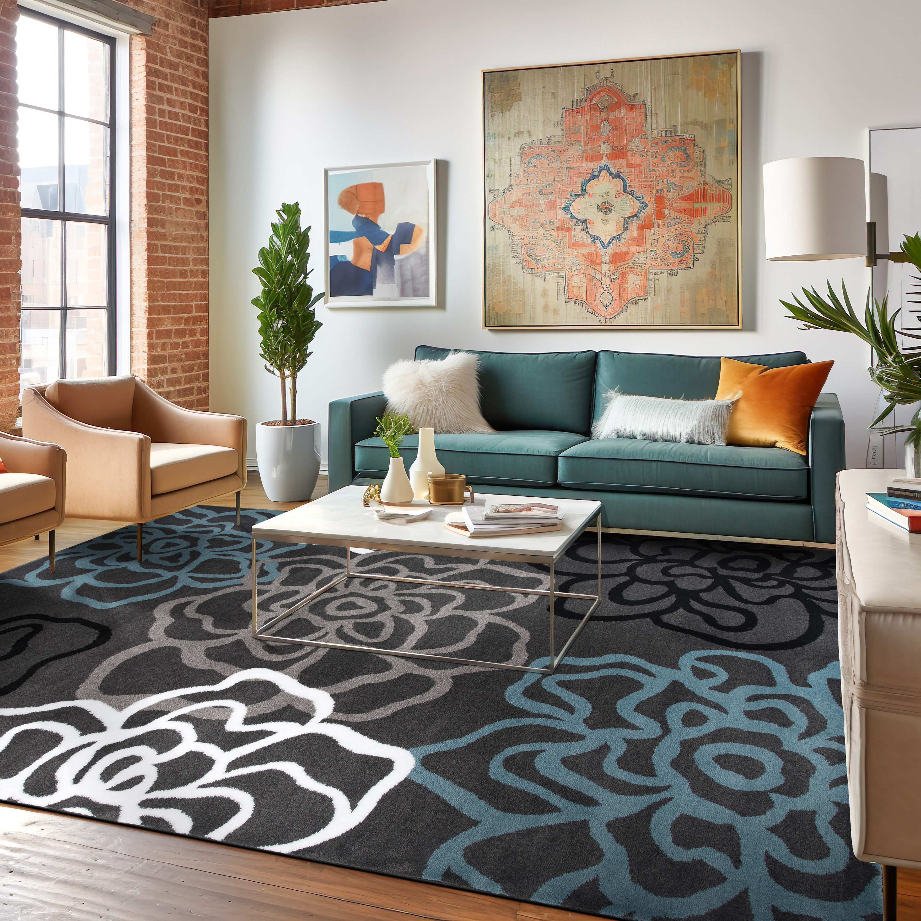 World Rug Gallery 108 D.GRAY 6X9 rugs - View #6