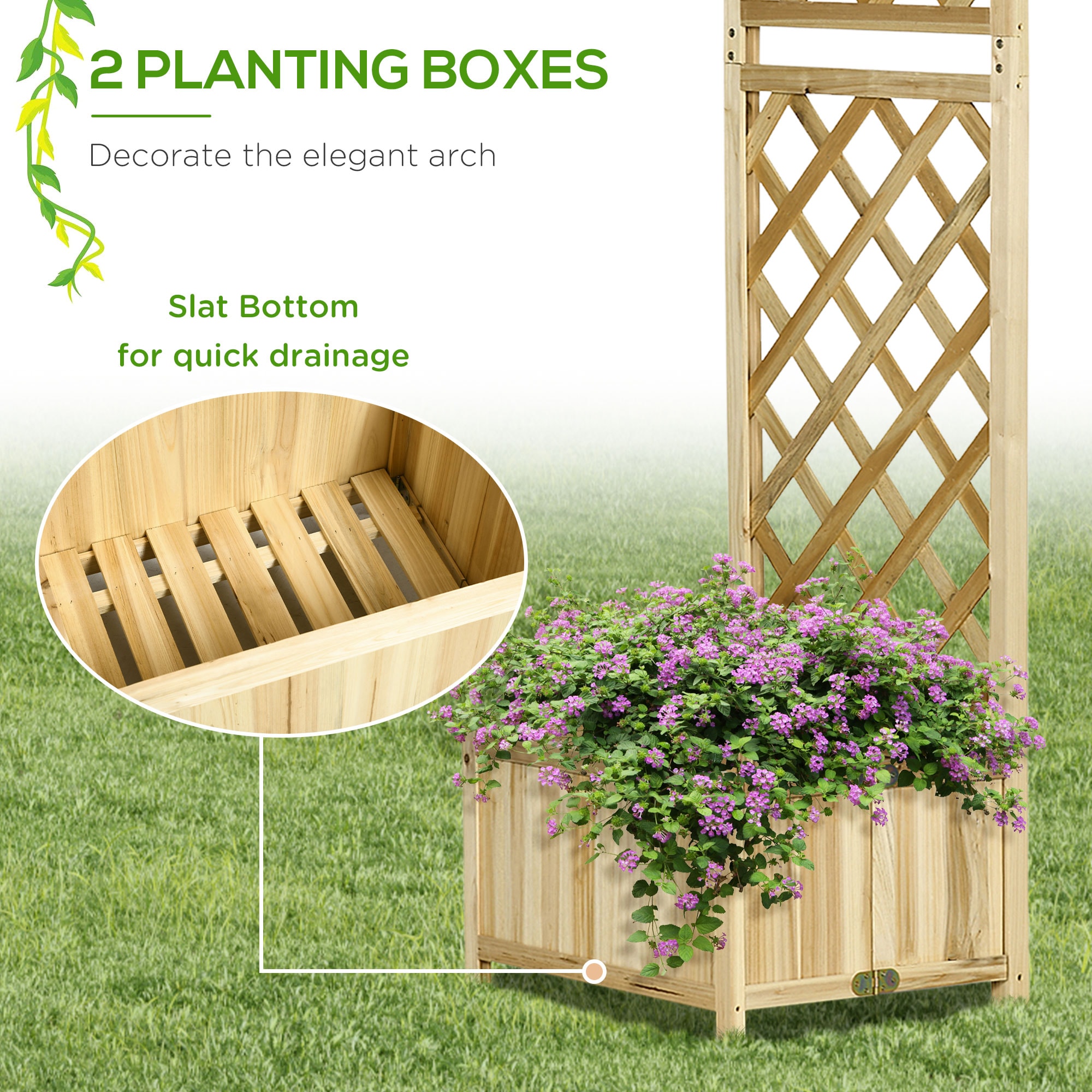 Iseryn NB6P6124 Garden-Trellis - View #4