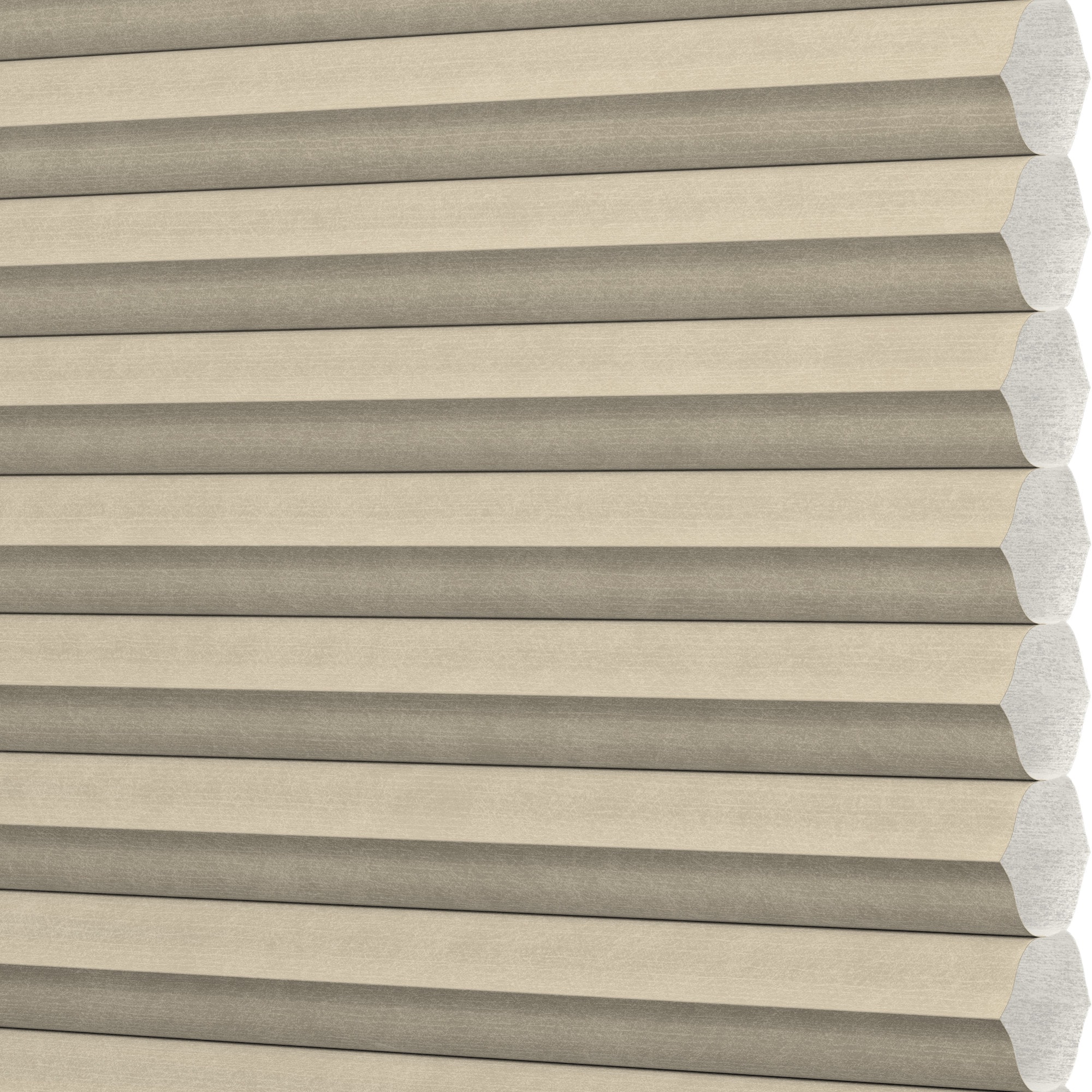 LEVOLOR 511477 Designer Colors Soft Taupe Light filtering Polycotton 3/4-in Single Designer Colors Cellular shade swatch