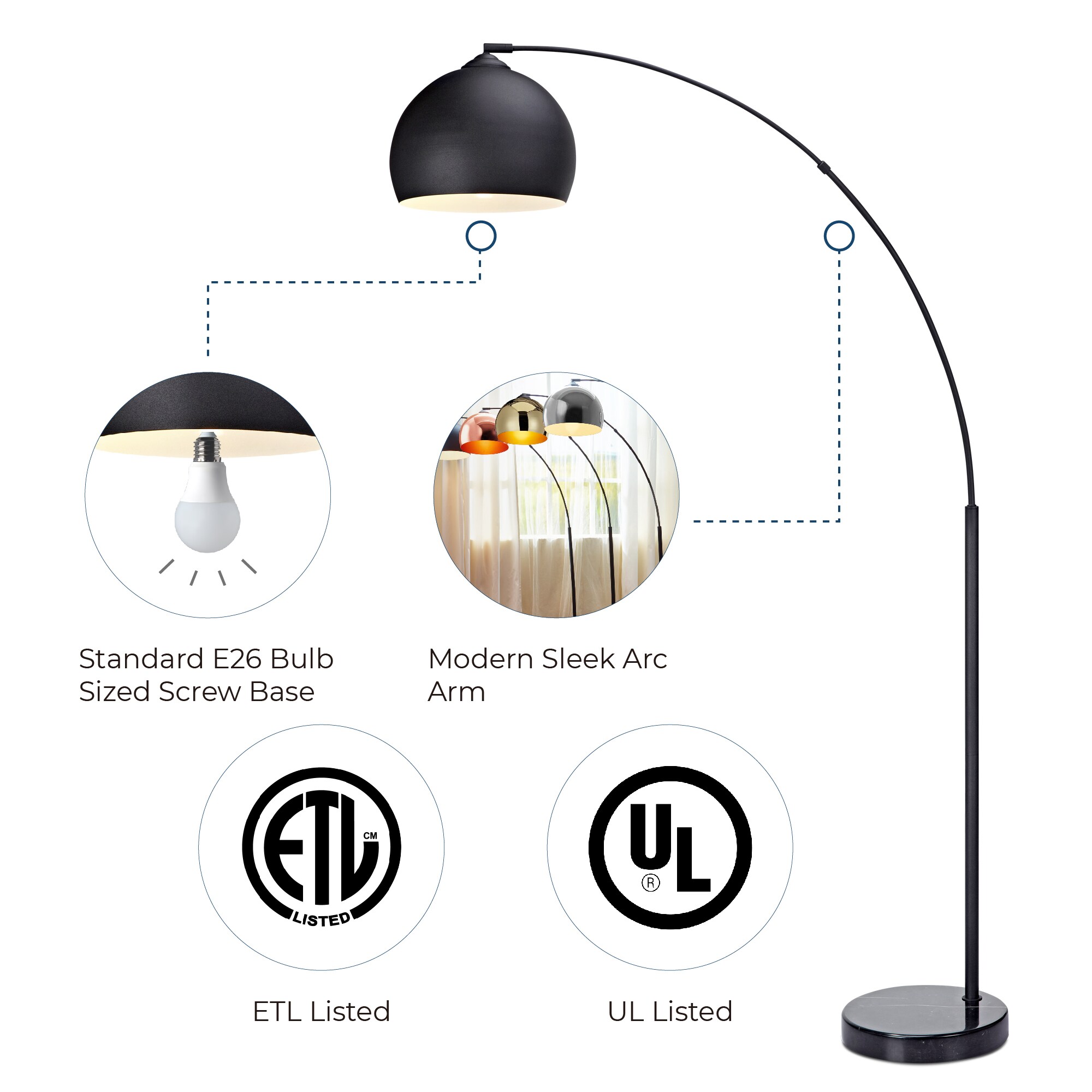 Teamson Home VN-L00013 floorlamps - View #7