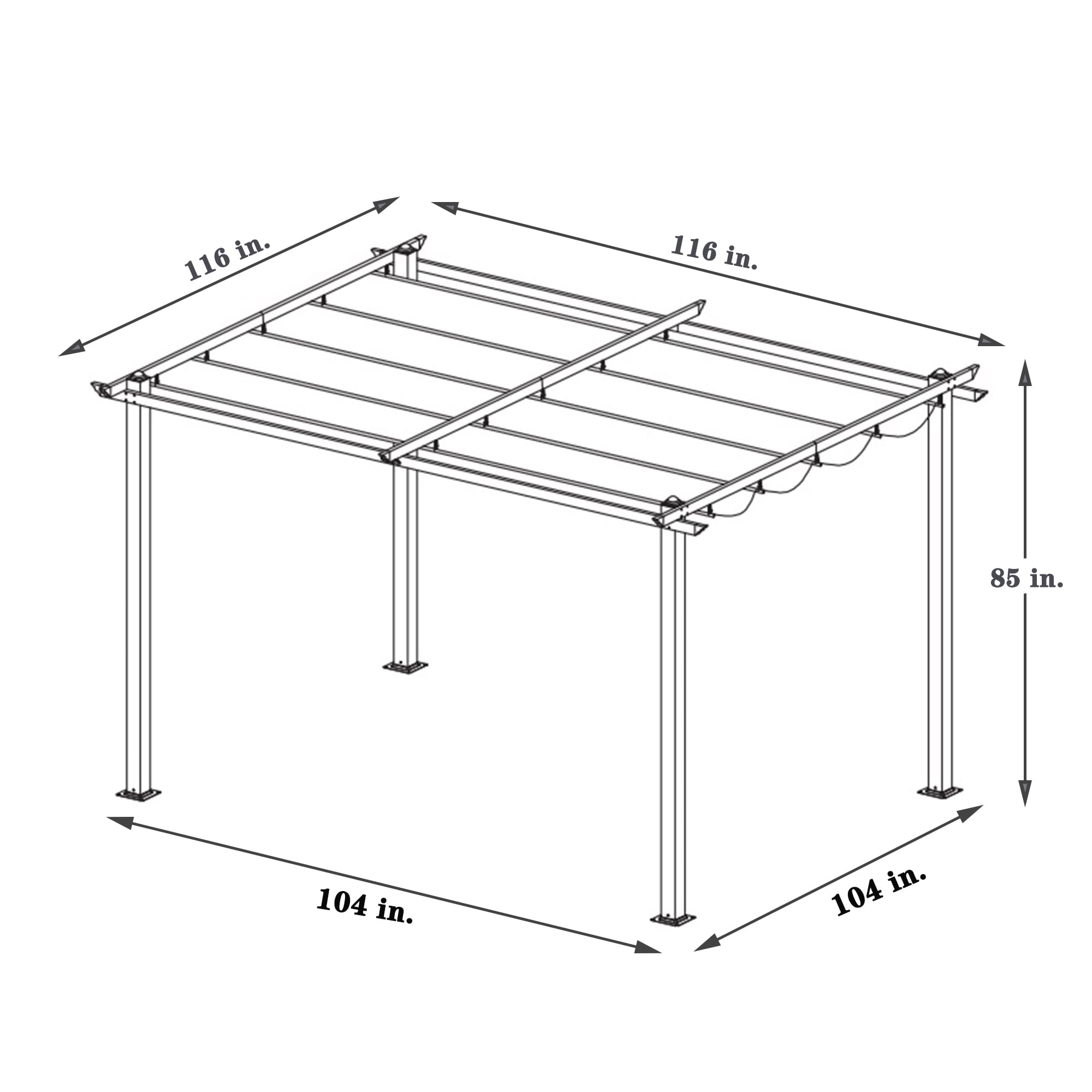 Damerin PRS1902 Wood-Resin-Gazebos - View #6