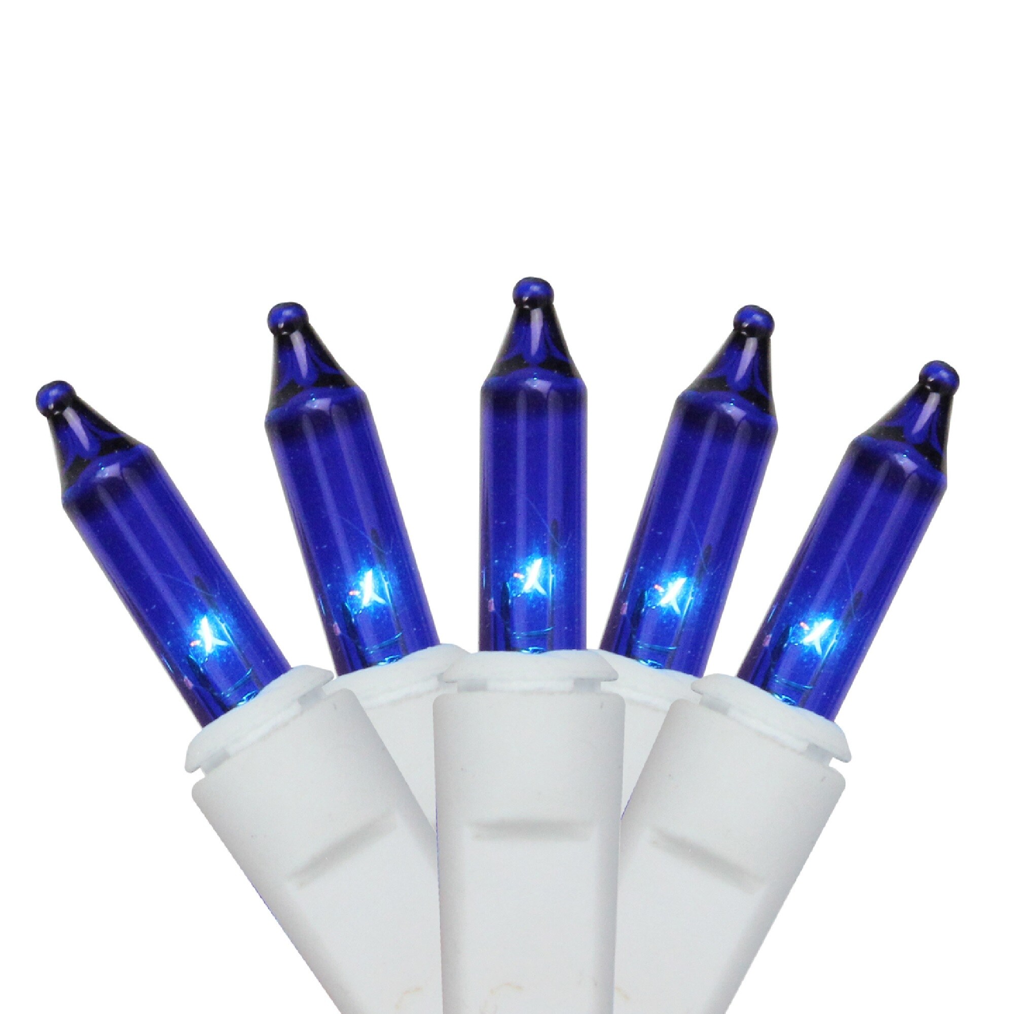 Sienna 25244735 150 -Count Constant Blue Mini Incandescent Plug-In Christmas Icicle Lights