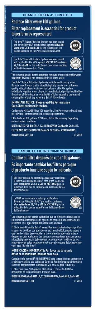 Brita® On Tap Faucet Water Filter System, White