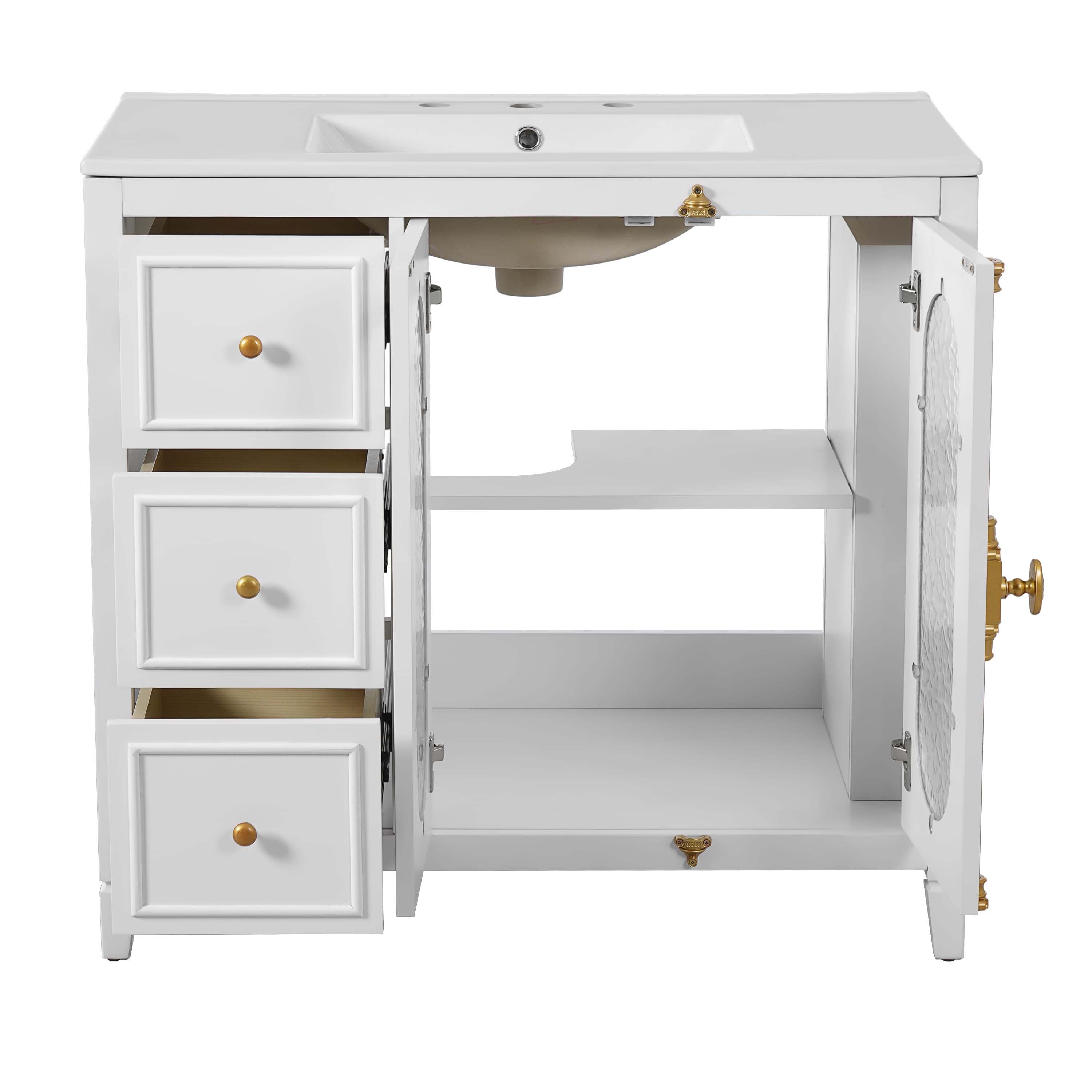 Vynxaria LEXY1346-DJYS-SZT116 Bath-Vanity-Combo - View #10