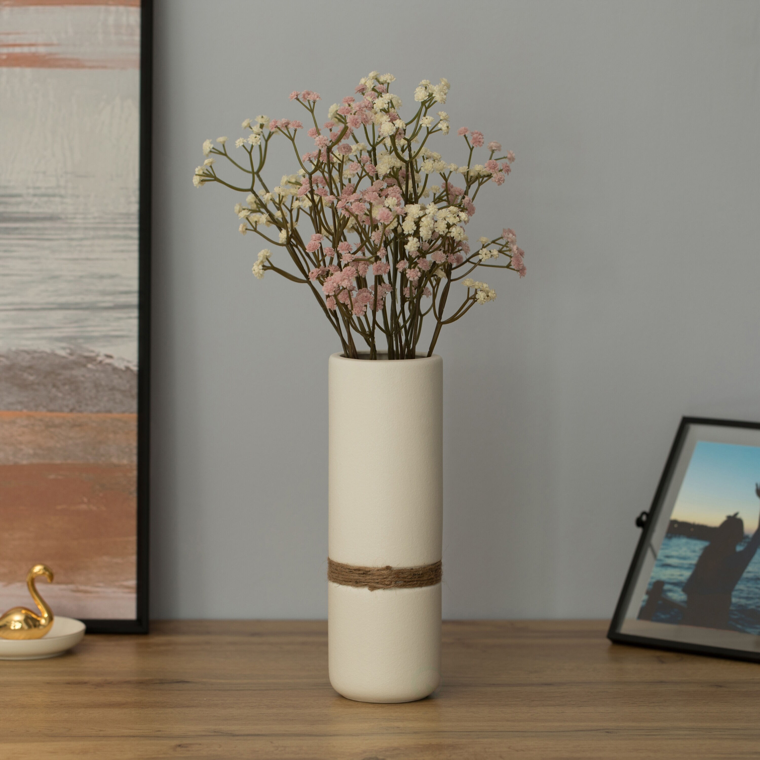 Uniquewise QI004362.L.WT Decorative-Accessories - View #2