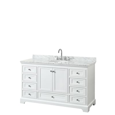Undermount Single Sink Bathroom Vanity, Single Sink Bath Vanity 60