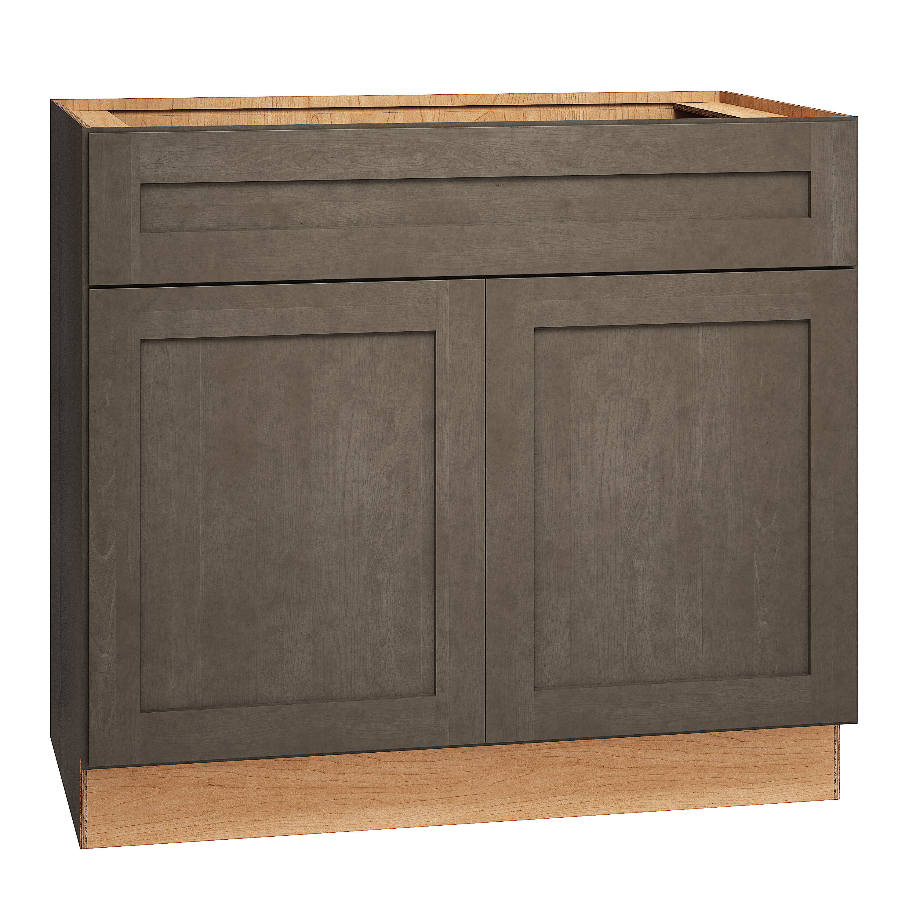 Diamond Express Jamestown 36-in Colt Brown Bathroom Vanity Base Cabinet ...