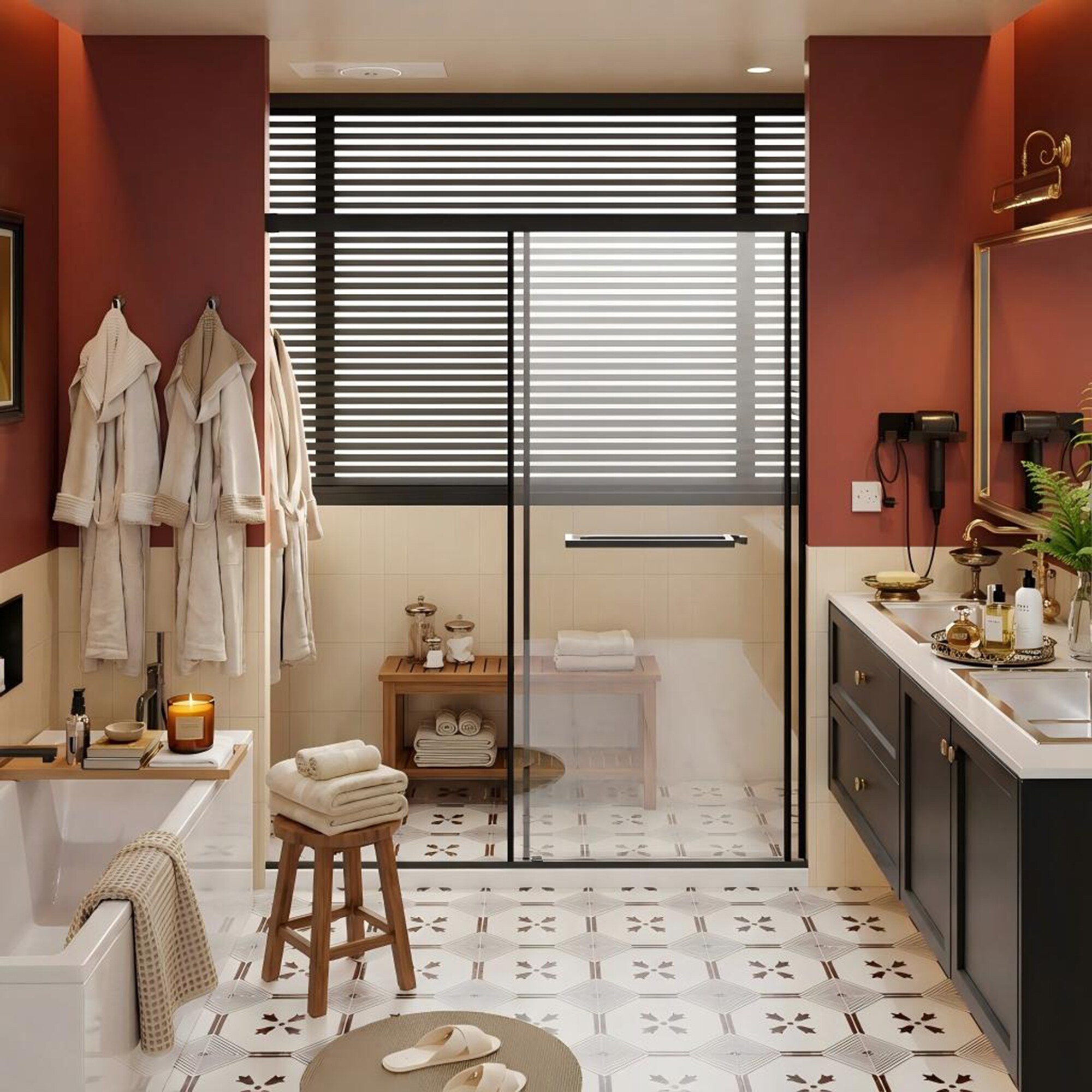 CASAINC BL-363672GD Shower-Doors - View #3