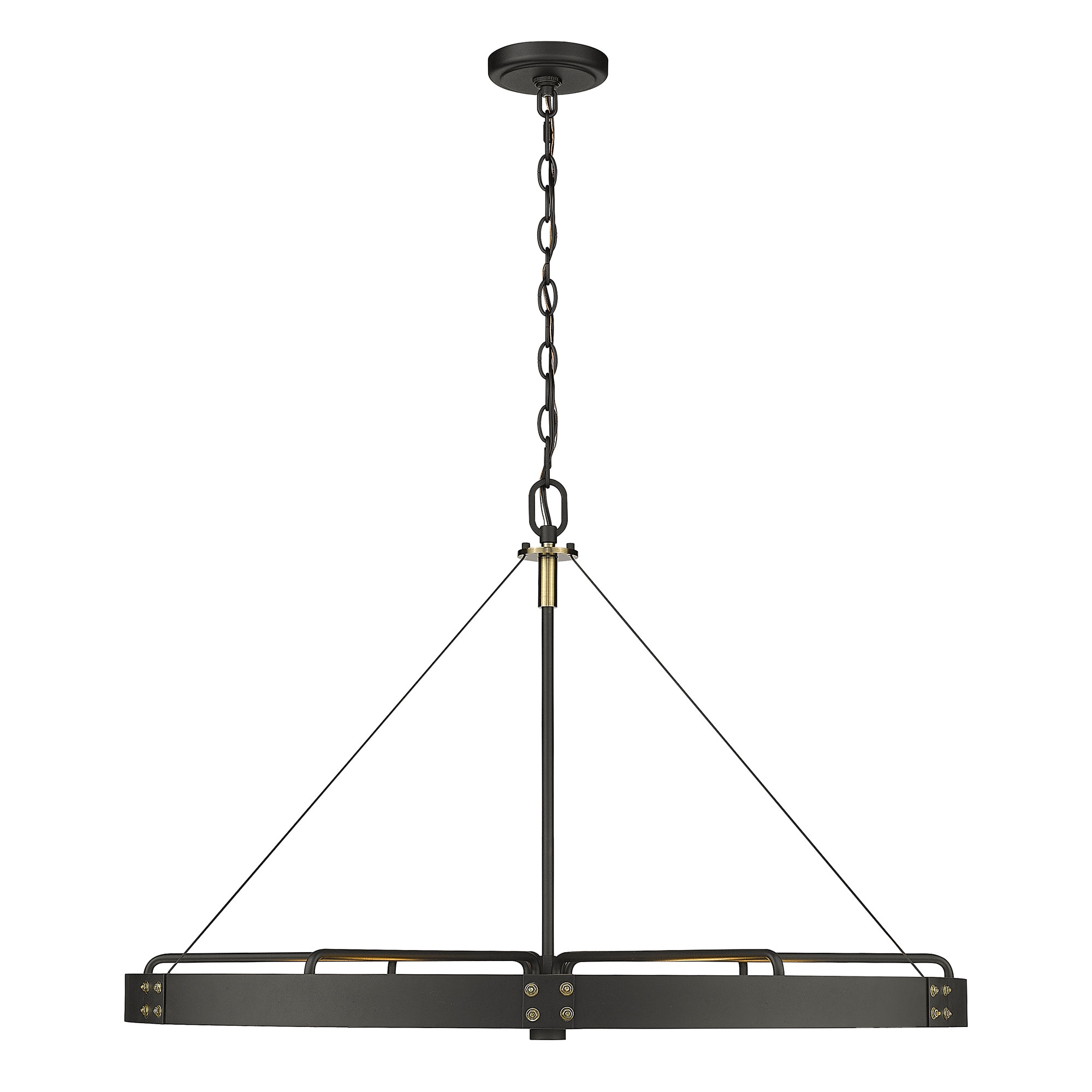 Golden Lighting 3866-L NB-AB Pendant-Lights - View #2