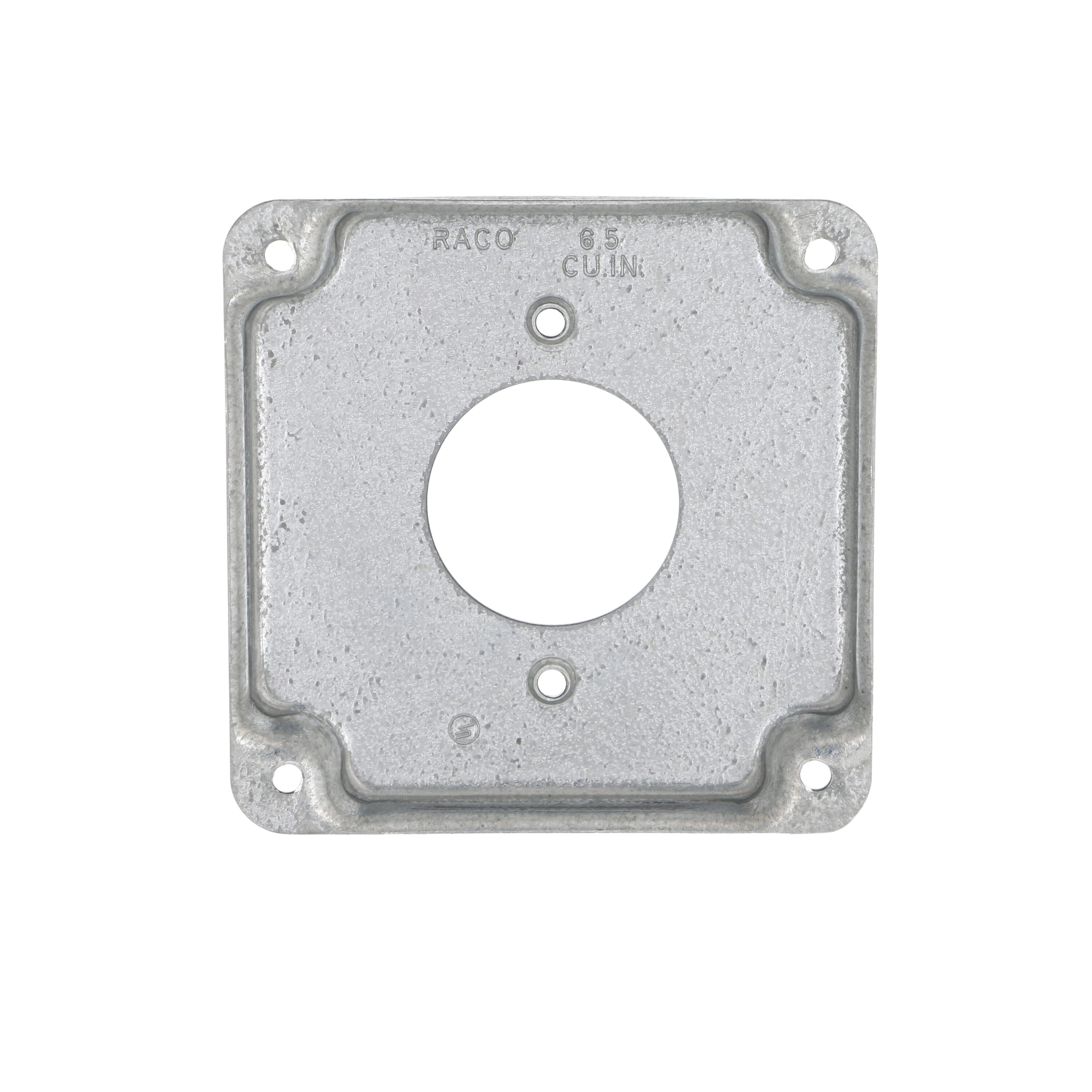 RACO 1-Gang Square Metal Electrical Box Cover in the Electrical Box Covers  department at