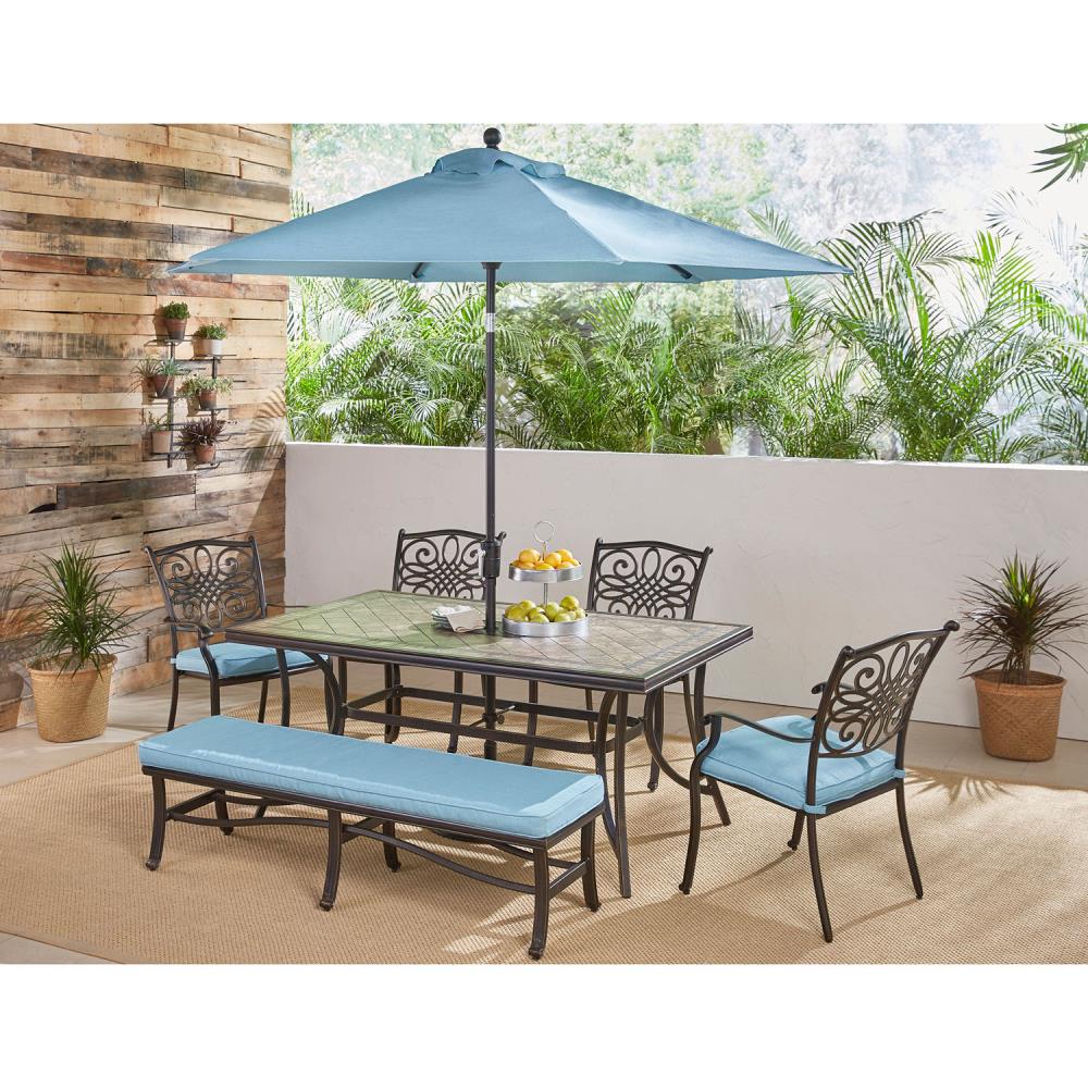 Hanover MONDN6PCBN-SU-B Patio-Dining-Sets - View #11
