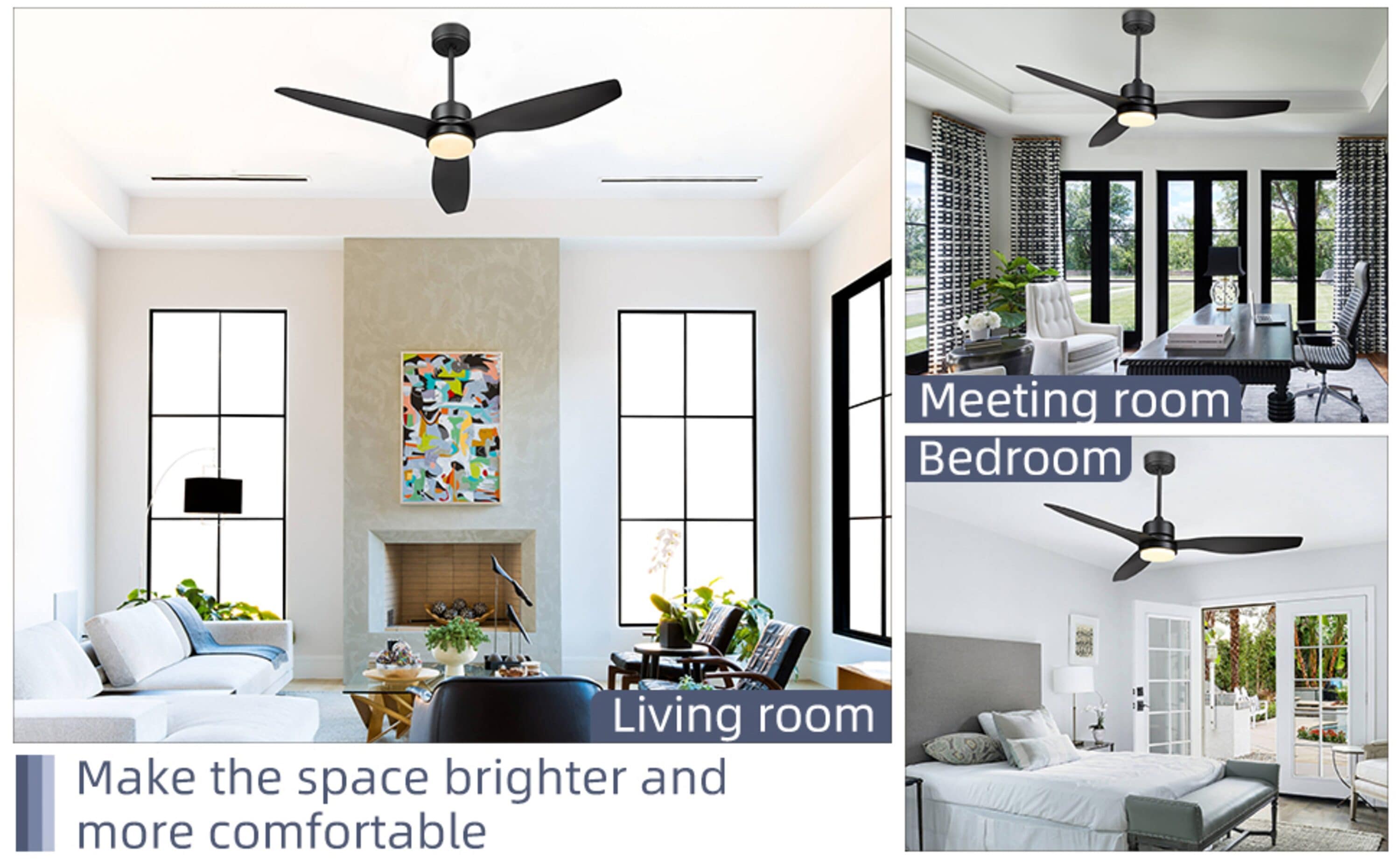 Flynama YC-L-359-BK Ceiling-Fans - View #9