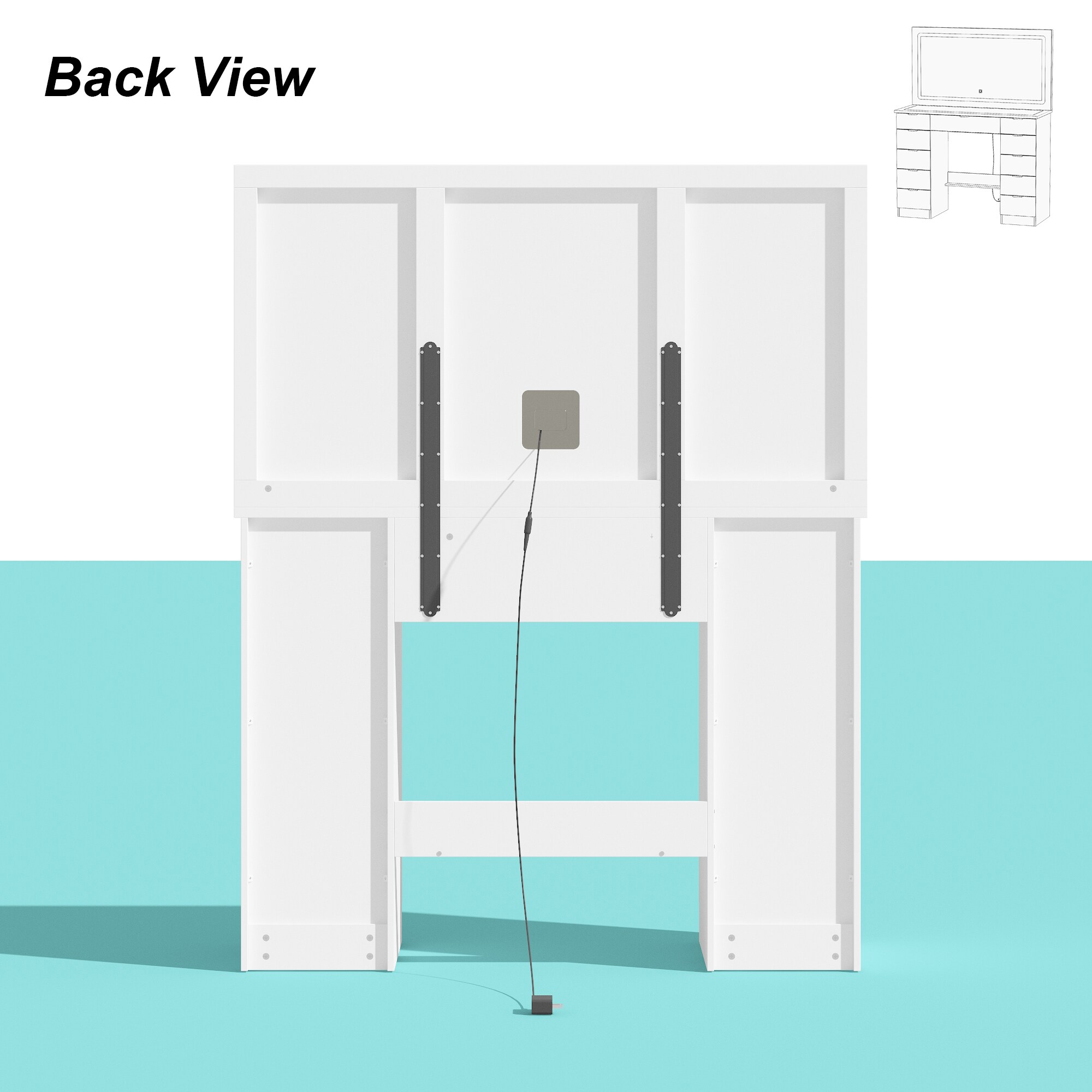 FUFU&GAGA JX0218-03 Bedroom-Vanities - View #7