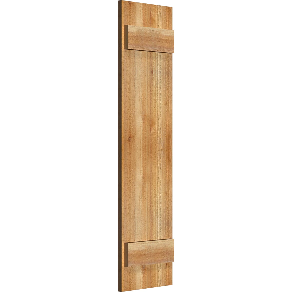 Ekena Millwork 2-Pack 10.75-in W x 41-in H Unfinished Board and Batten Wood Western Red cedar Exterior Shutters