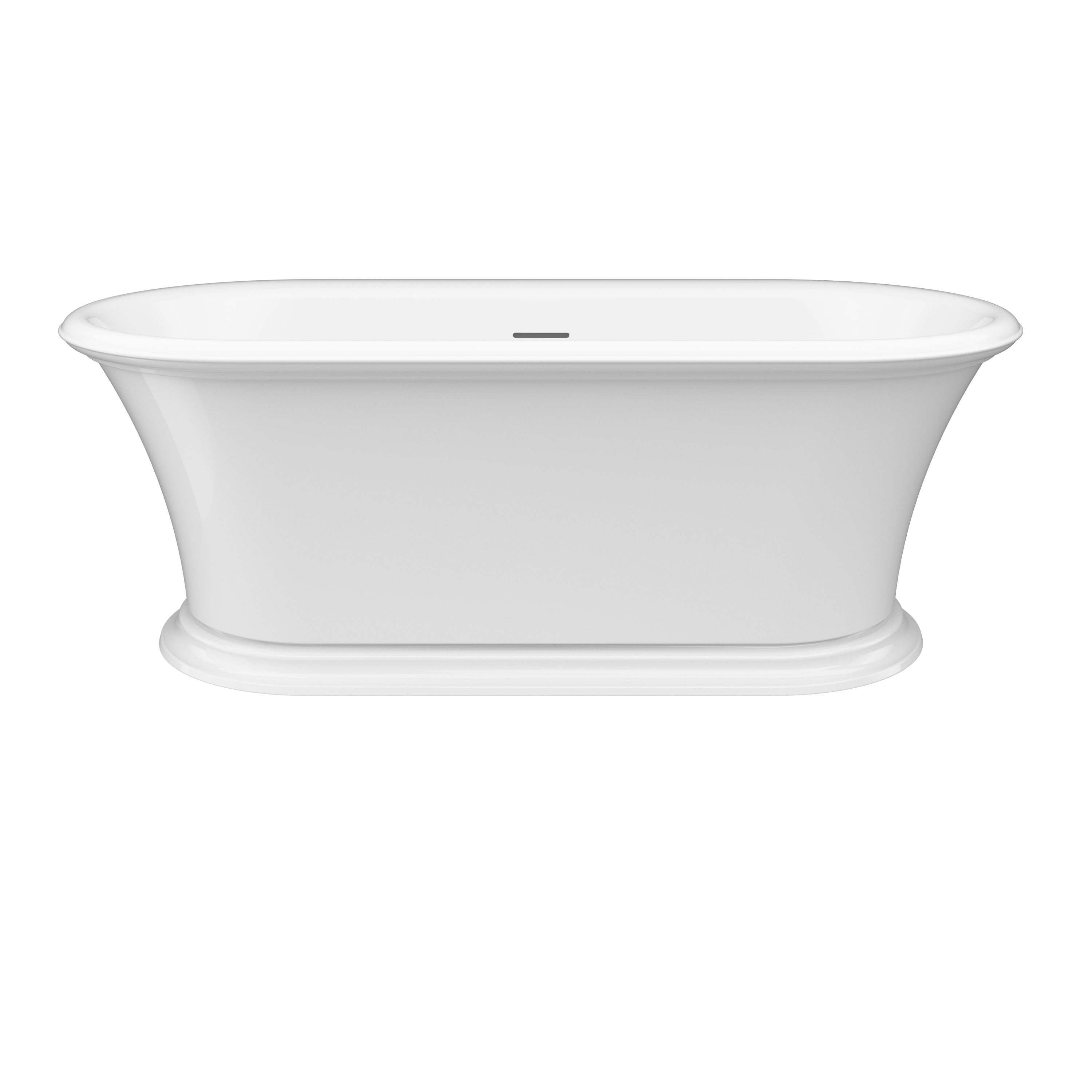 Jacuzzi LEF6530BCXXXXG 29.53 x 64.96 White Acrylic Rectangular Freestanding Soaking bathtub ( Center Drain )