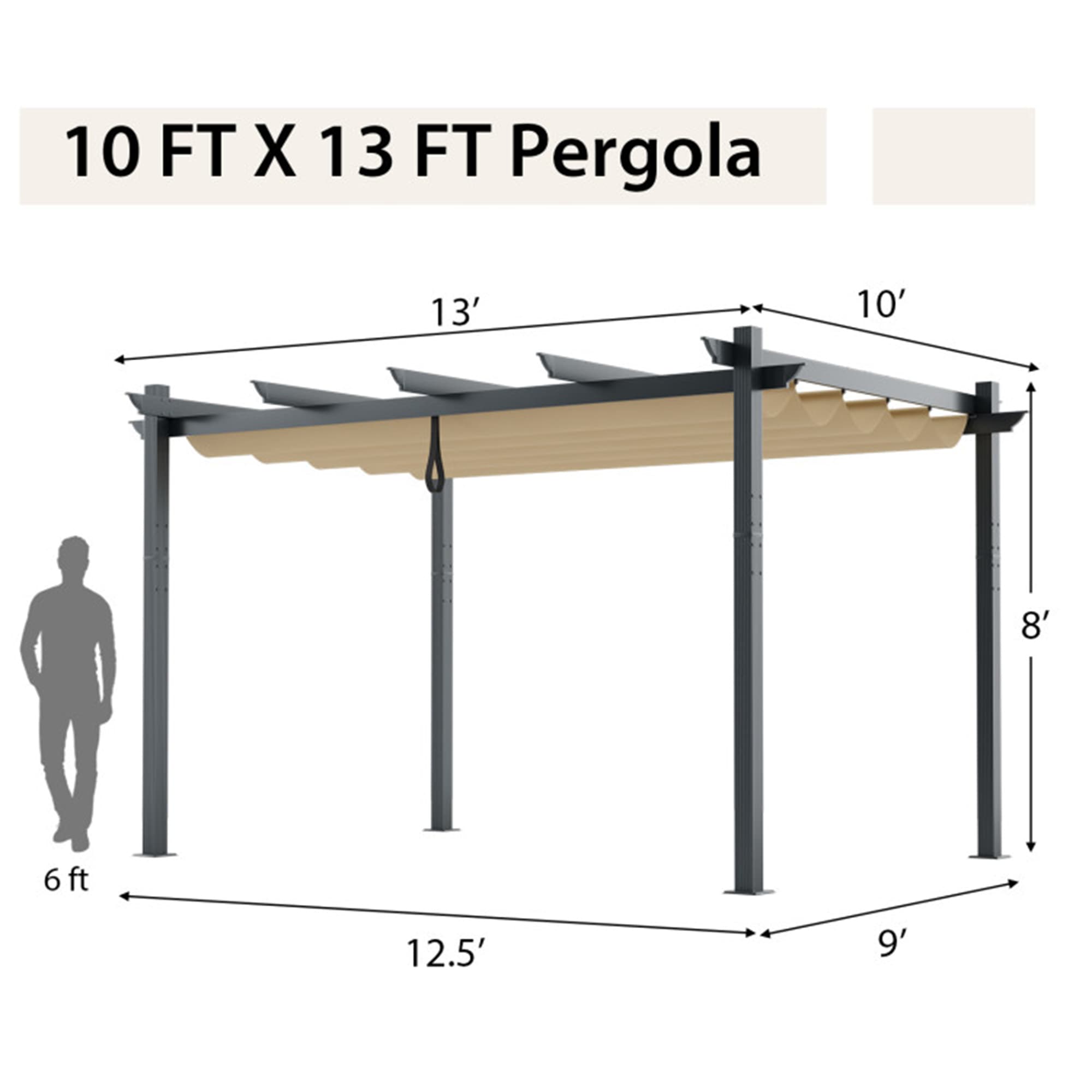 BABOOM BOM-10911BE-CO Wood-Resin-Gazebos - View #6