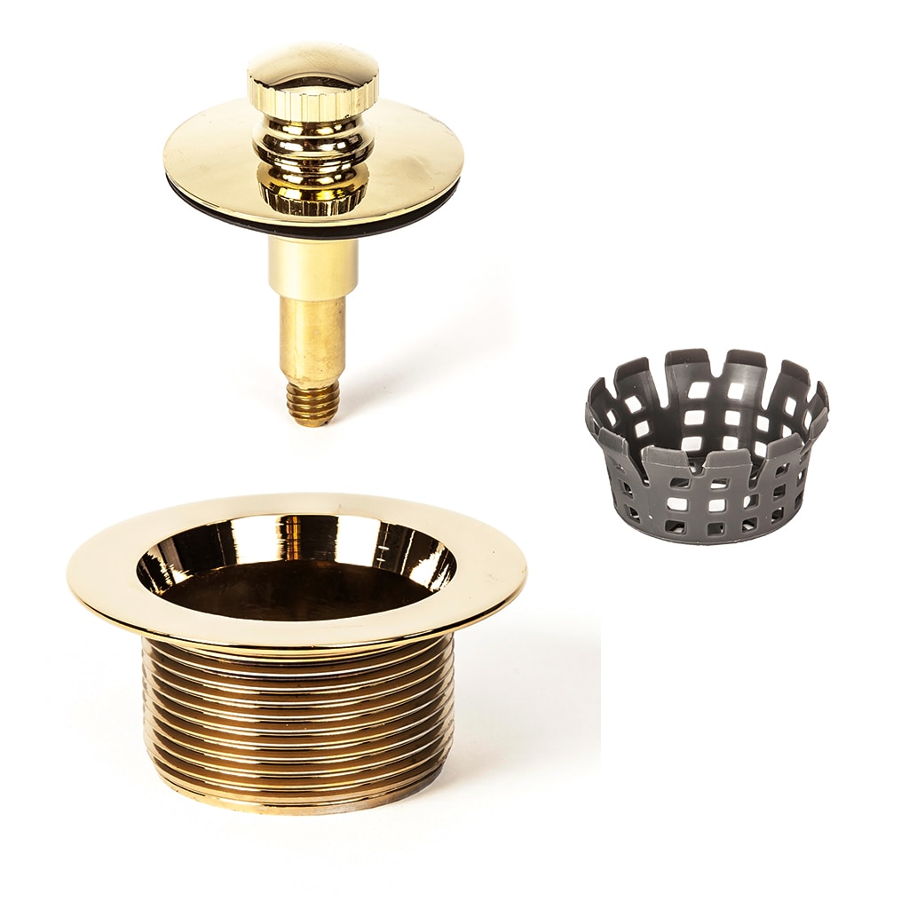 PF WaterWorks PF0940-PB Polished brass Polished Brass Lift and lock Drain