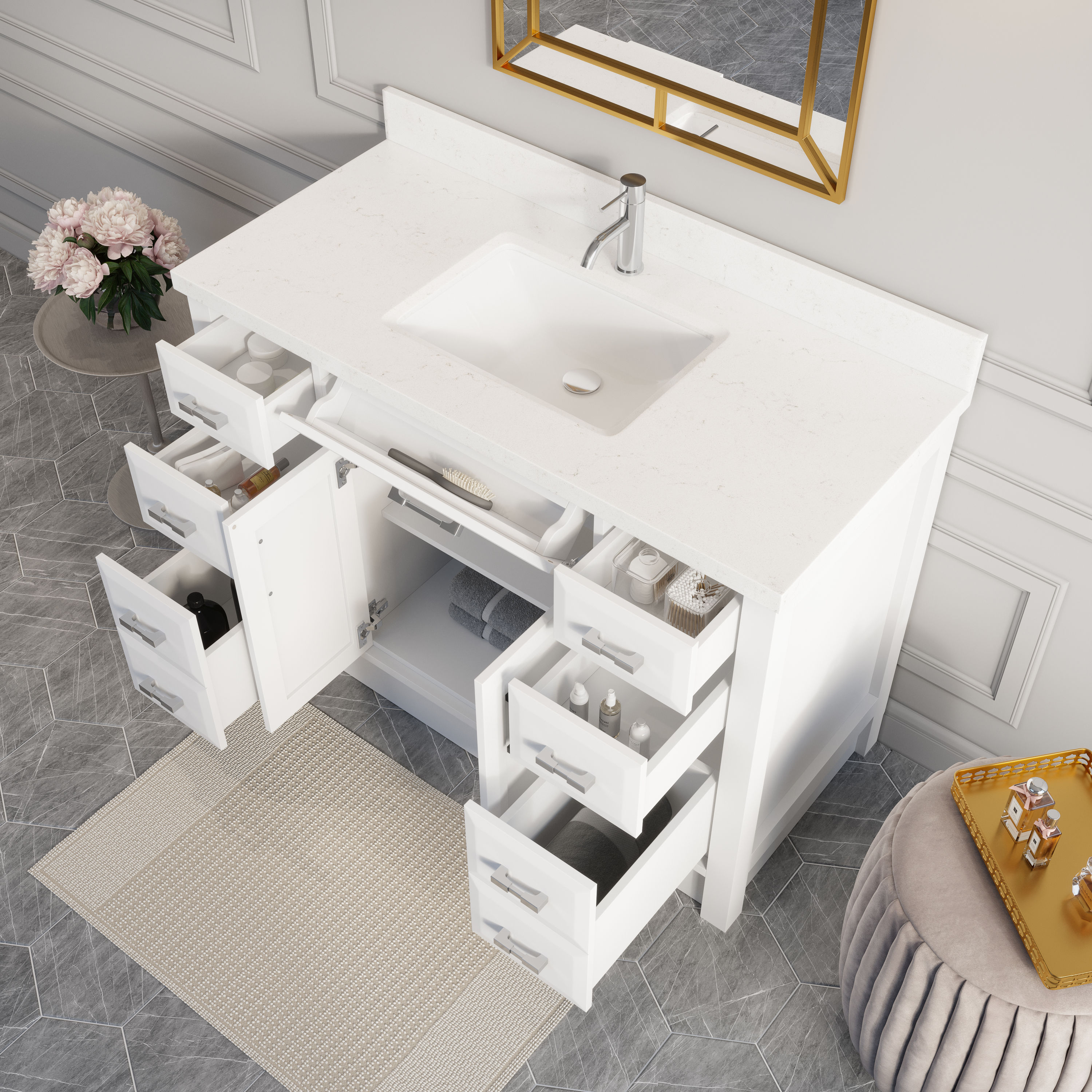 Spa Bathe CA48WH Bath-Vanity-Combo - View #5